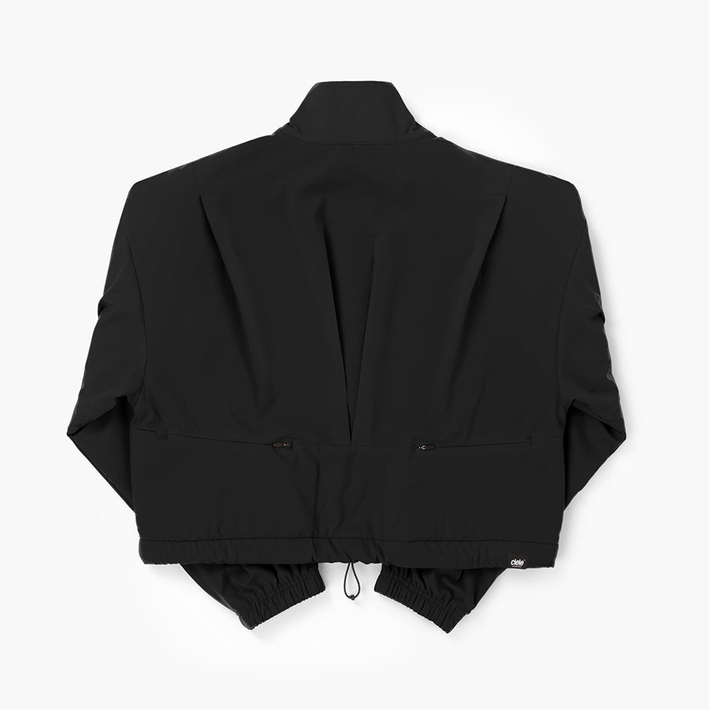 ciele-vslhalfzip-laufjacke-damen-schwarz-winddicht image 6