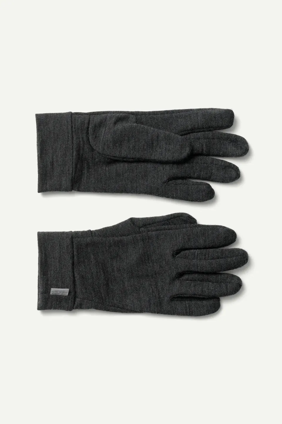 houdini-wool-liner-handschuhe-true-black-merinowolle image 1