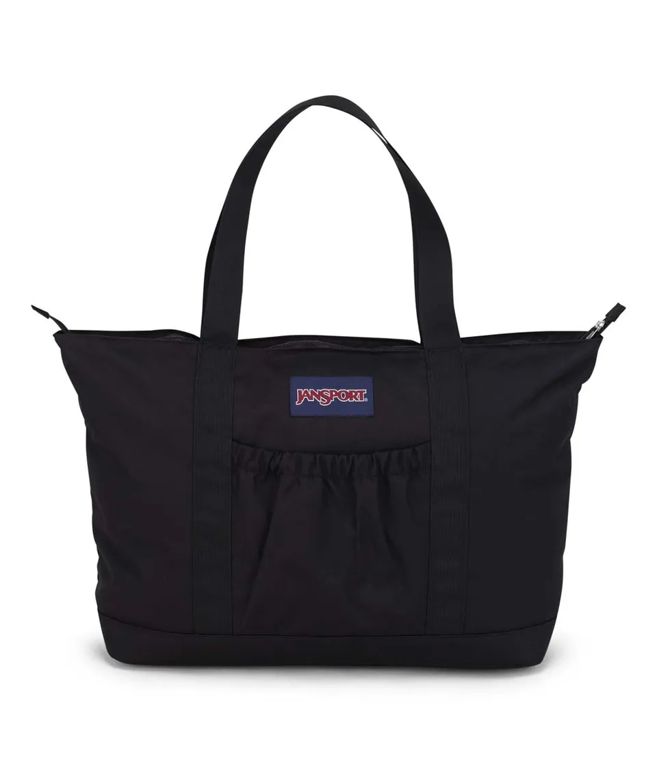 jansport-daily-tote-shopper-schwarz-mit-reissverschluss image 1