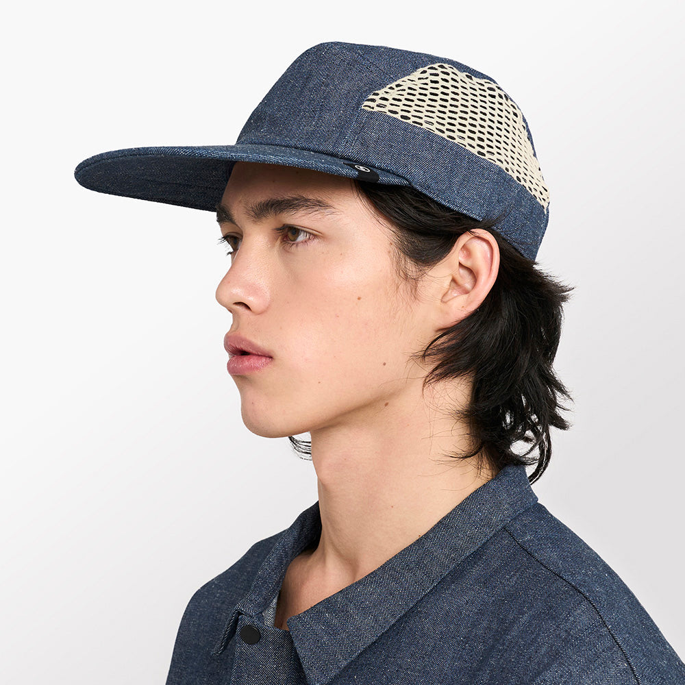 ciele-gocap-long-brim-denim-laufcap-indigo image 2