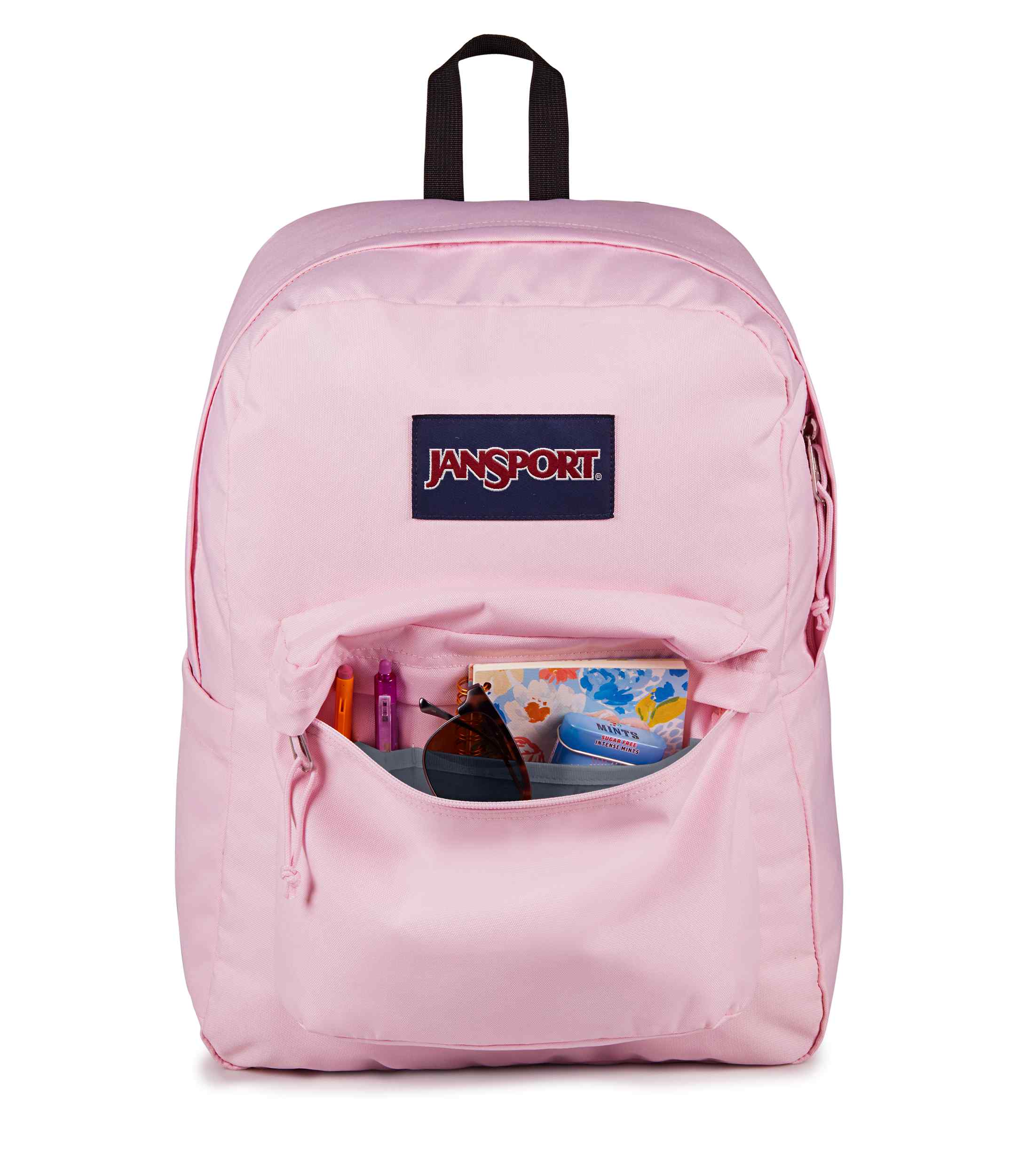 jansport-superbreak-plus-rucksack-pink-ice-laptopfach-leicht image 7