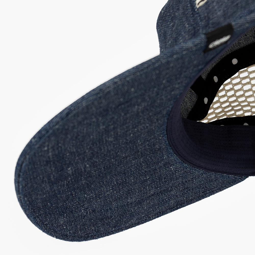 ciele-gocap-long-brim-denim-laufcap-indigo image 6