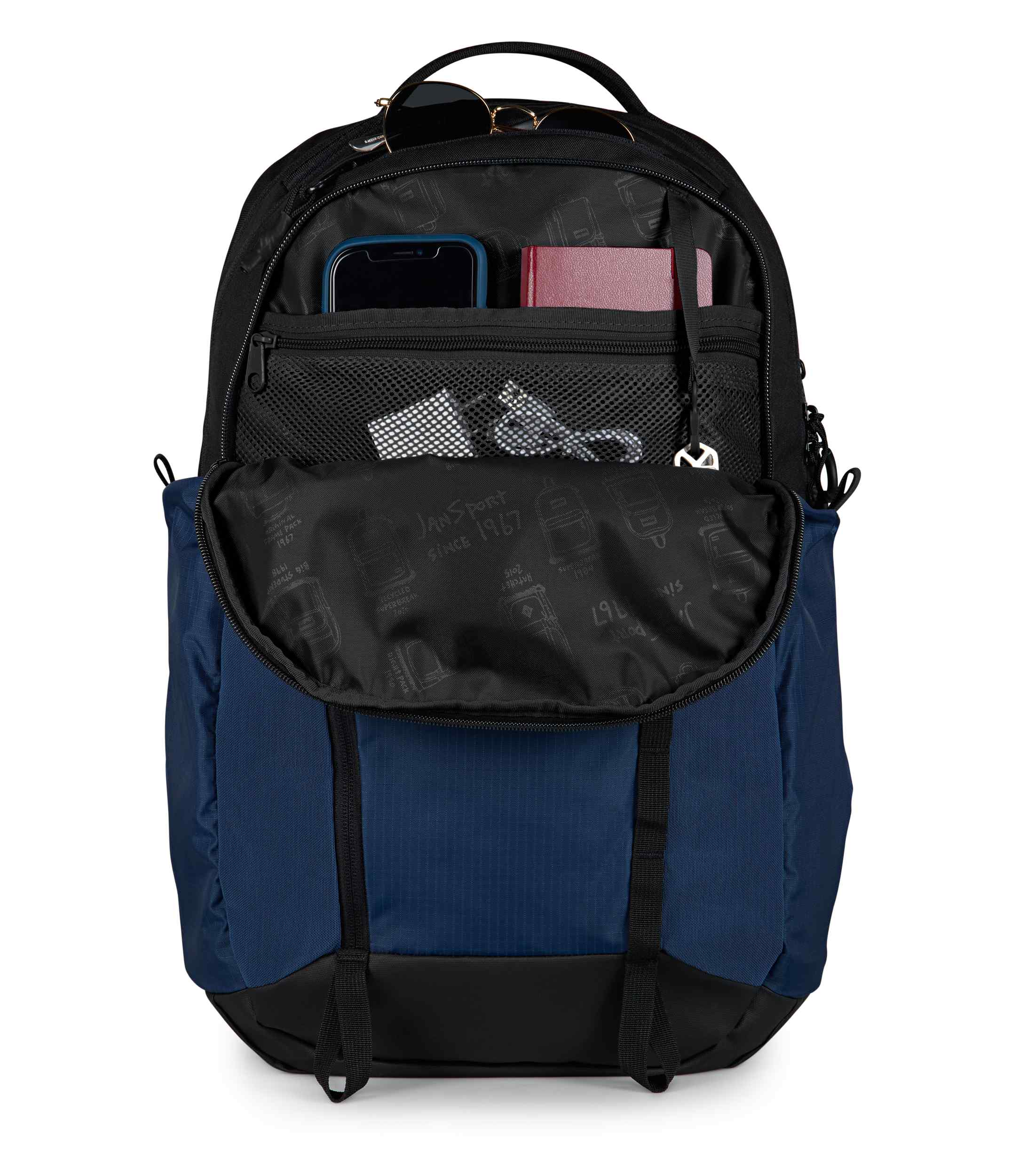 jansport-all-around-pack-small-rucksack-navy-28l image 8