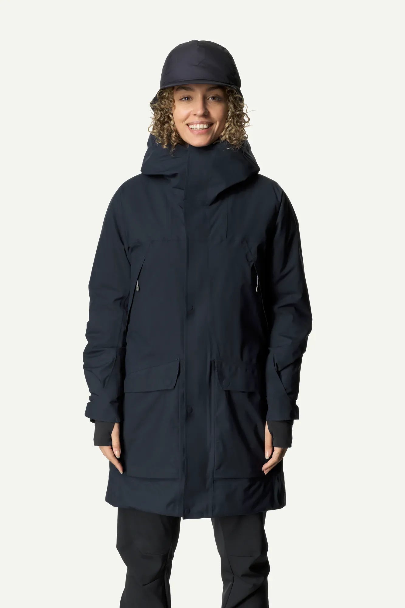 houdini-fall-in-parka-damen-parka-true-black-m-warm image 5