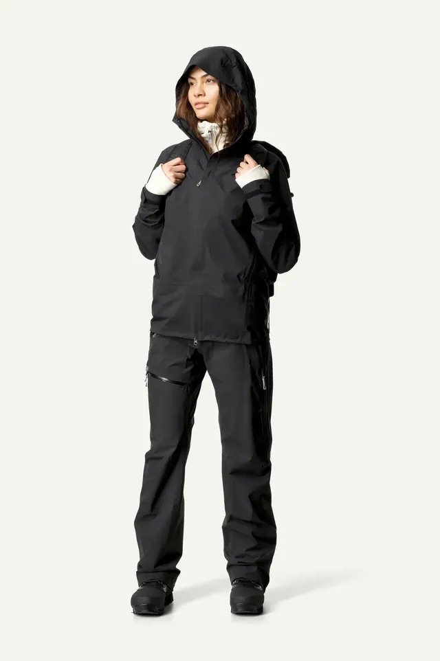 houdini-bff-jacket-damen-regenjacke-true-black-wasserdicht image 1