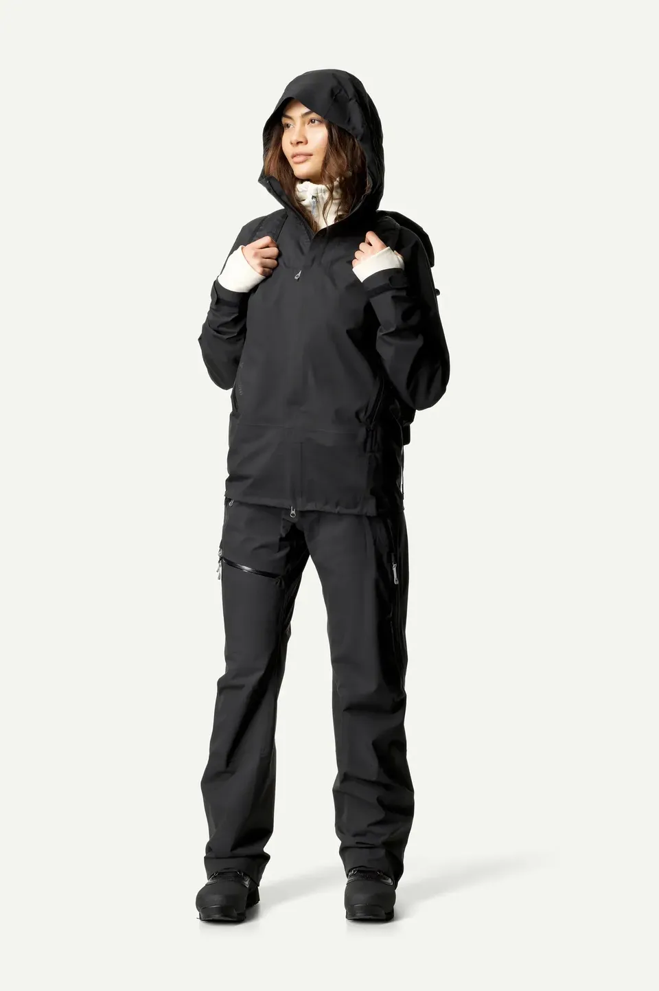 houdini-bff-jacket-damen-regenjacke-true-black-wasserdicht image 1