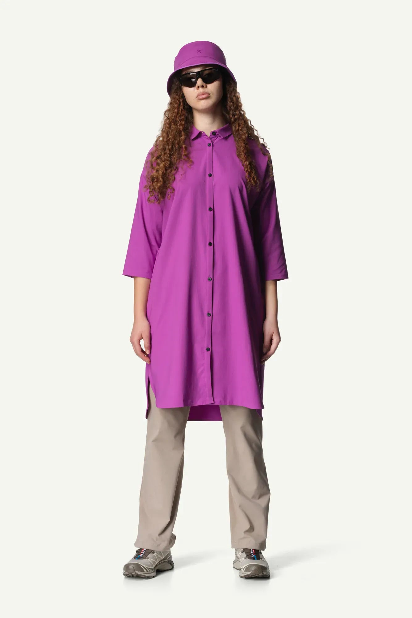 houdini-route-shirt-dress-damen-kleid-cab-red-leicht image 3