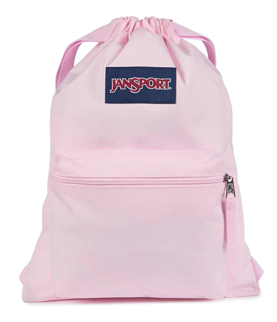 jansport-drawsack-turnbeutel-pink-ice-mit-kordelzug image 1