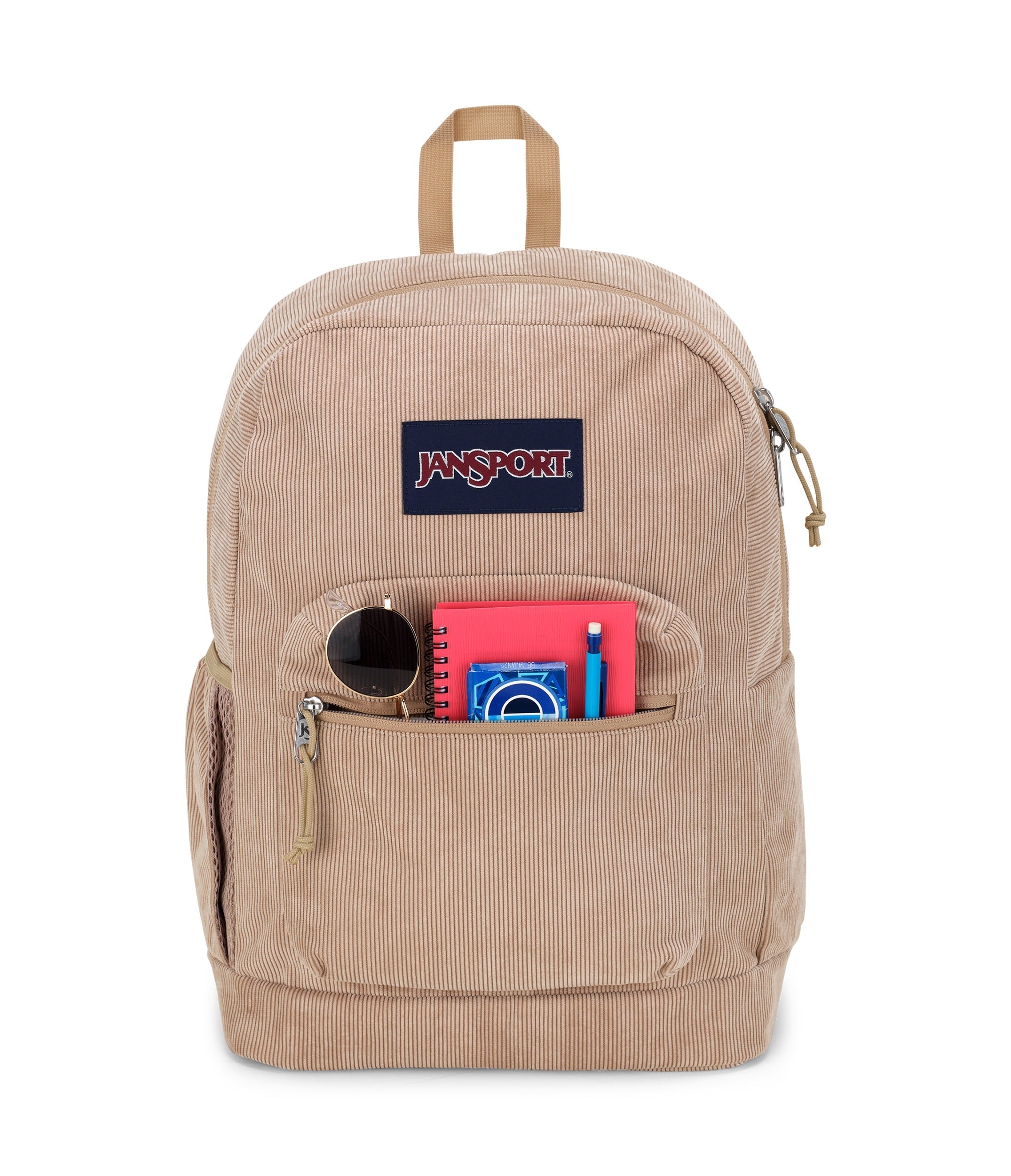 jansport-cross-town-plus-remix-rucksack-travertine-corduroy-laptopfach image 6