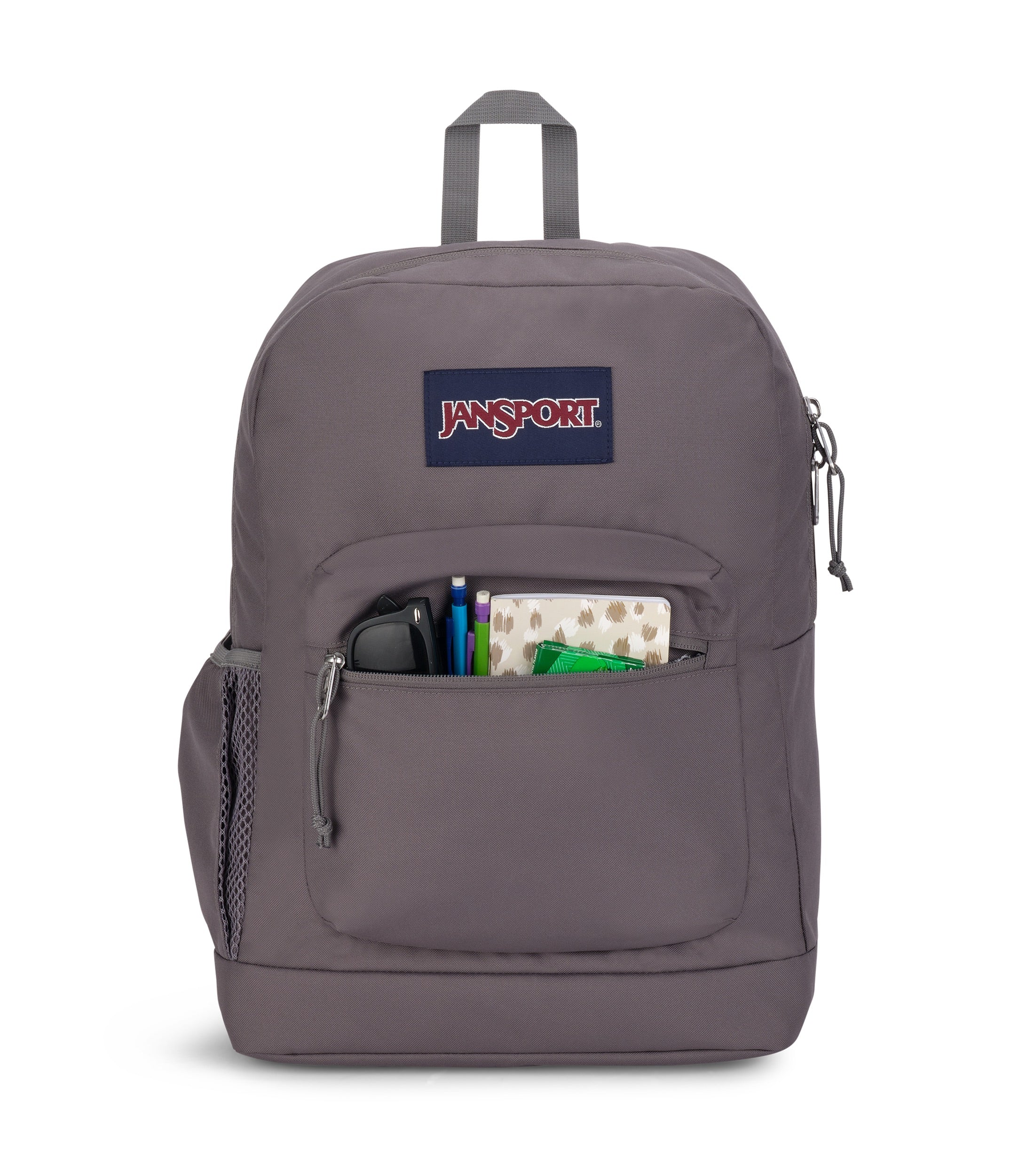 jansport-cross-town-plus-rucksack-graphite-grey-laptopfach image 6