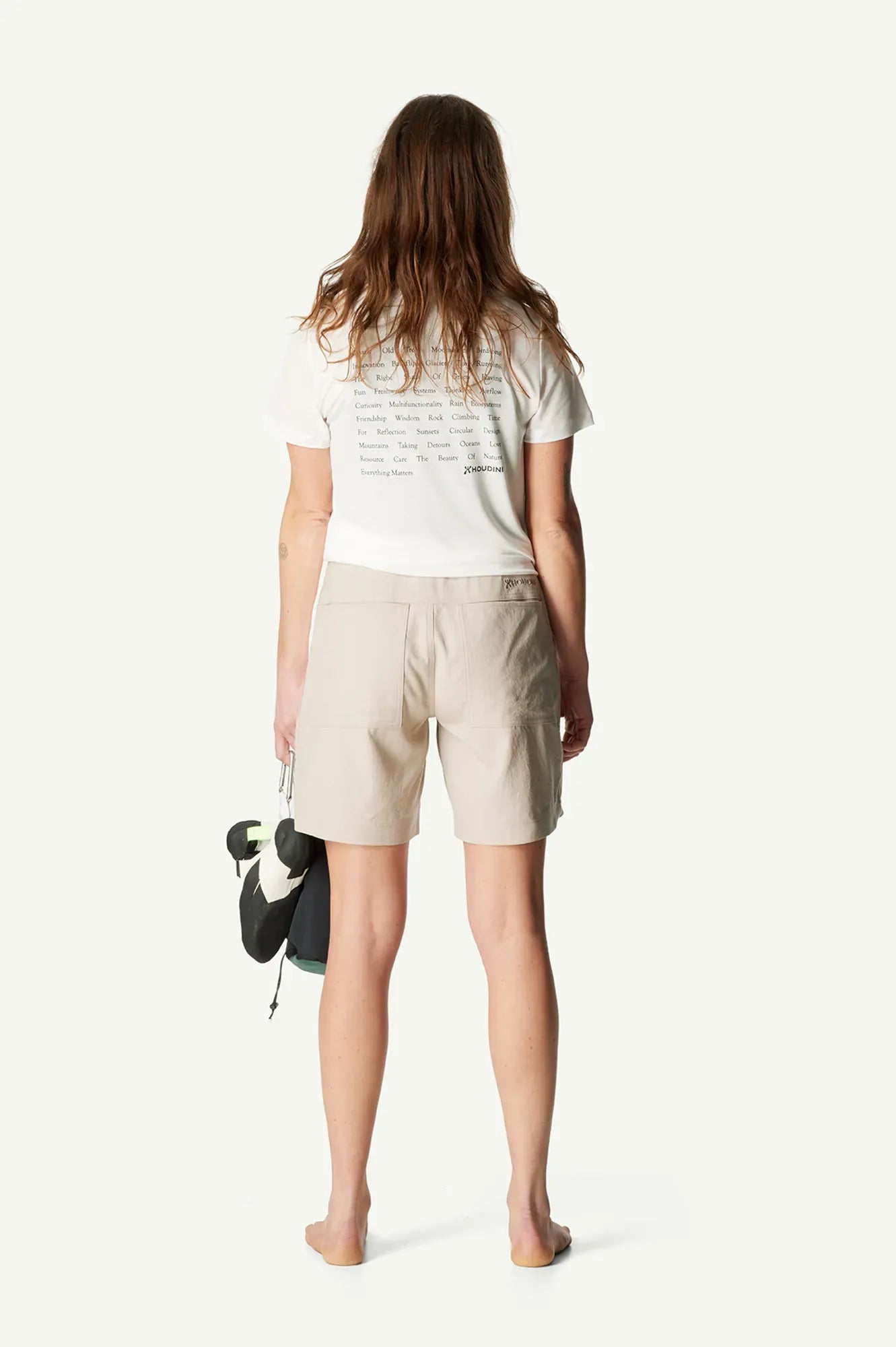 houdini-corespun-chore-shorts-damen-shorts-sandstorm-recycelt image 3