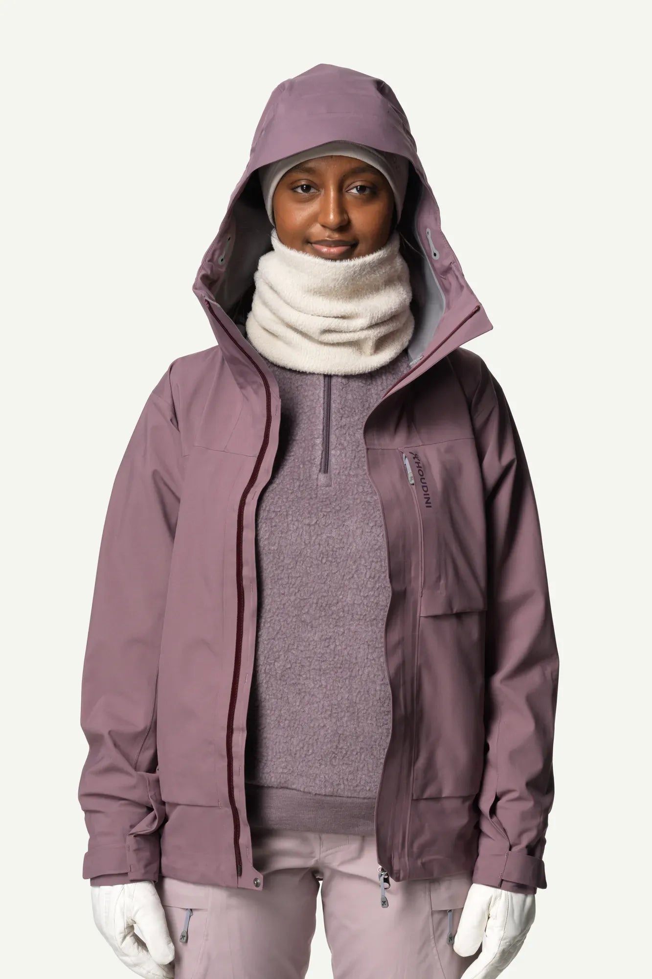 houdini-lykan-neck-gaiter-loop-halsw-rmer-true-black image 1