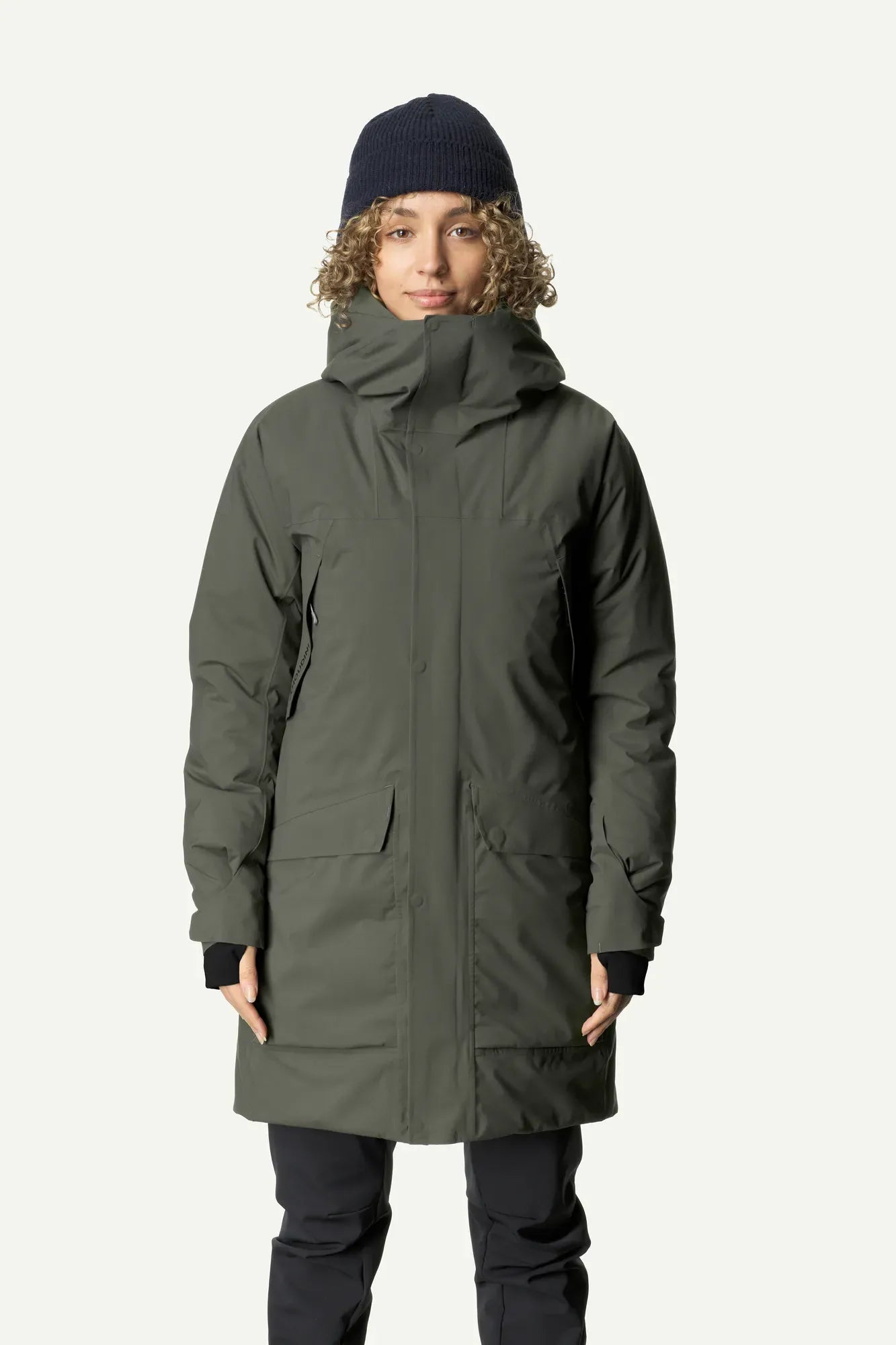 houdini-fall-in-parka-damen-parka-true-black-m-warm image 2