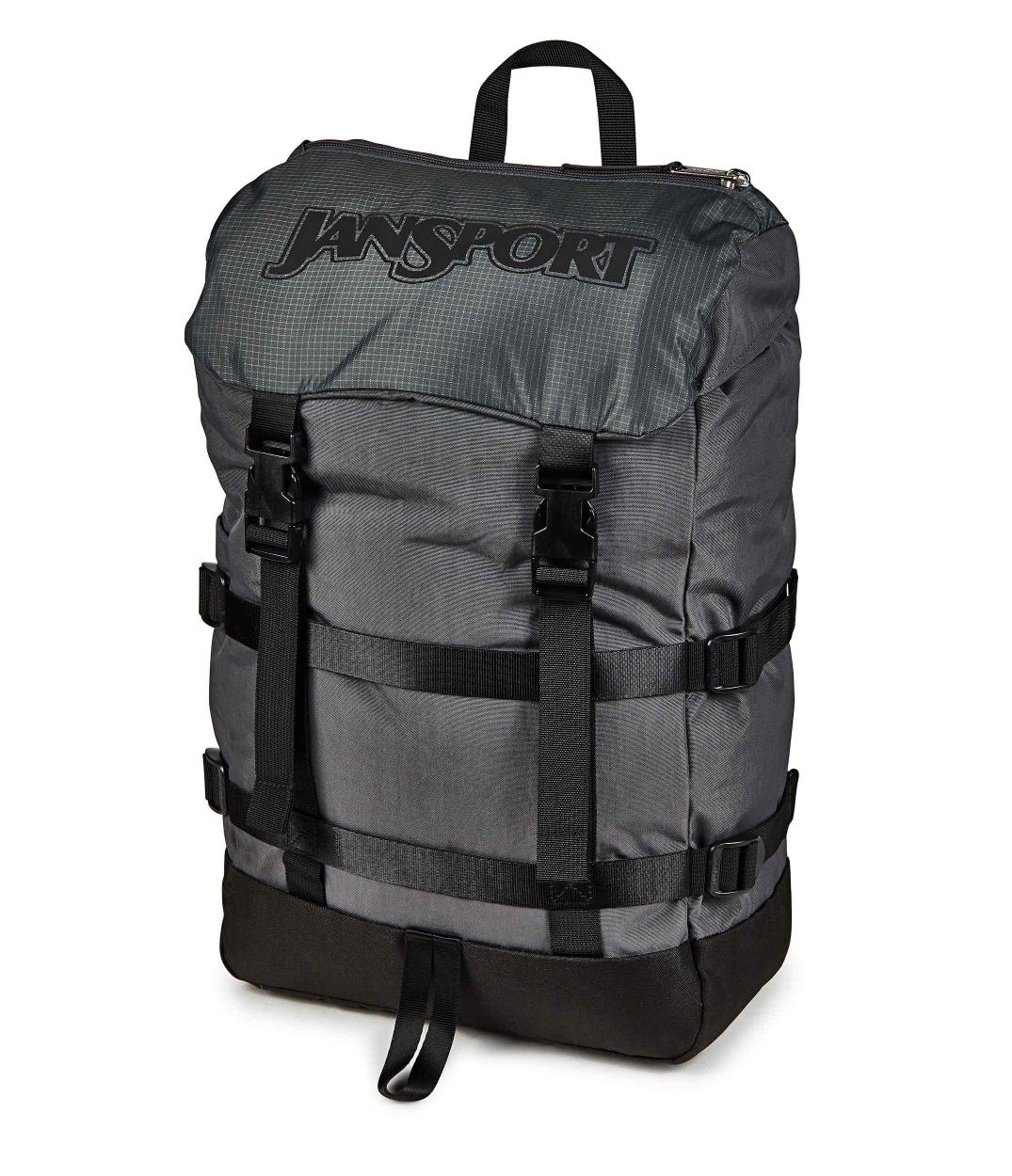 jansport-skip-pack-rucksack-smokey-grit-laptopfach image 2