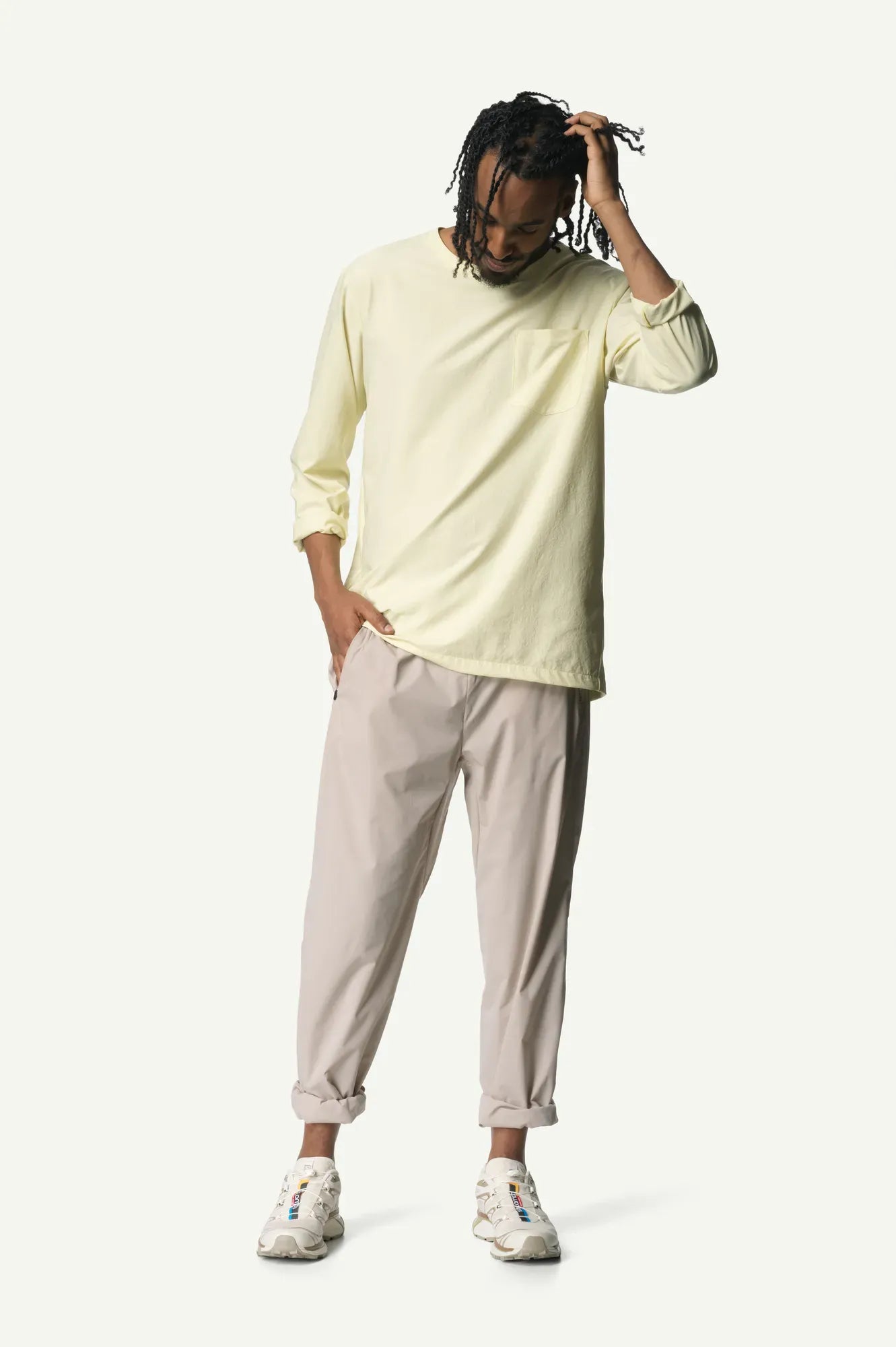 houdini-pace-light-pants-herren-sporthose-sandstorm-leicht image 1
