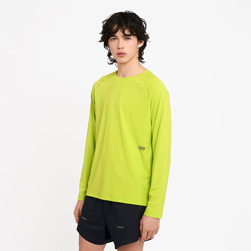 ciele-m-dlylongsleeve-lime-green-laufshirt-langarm image 4