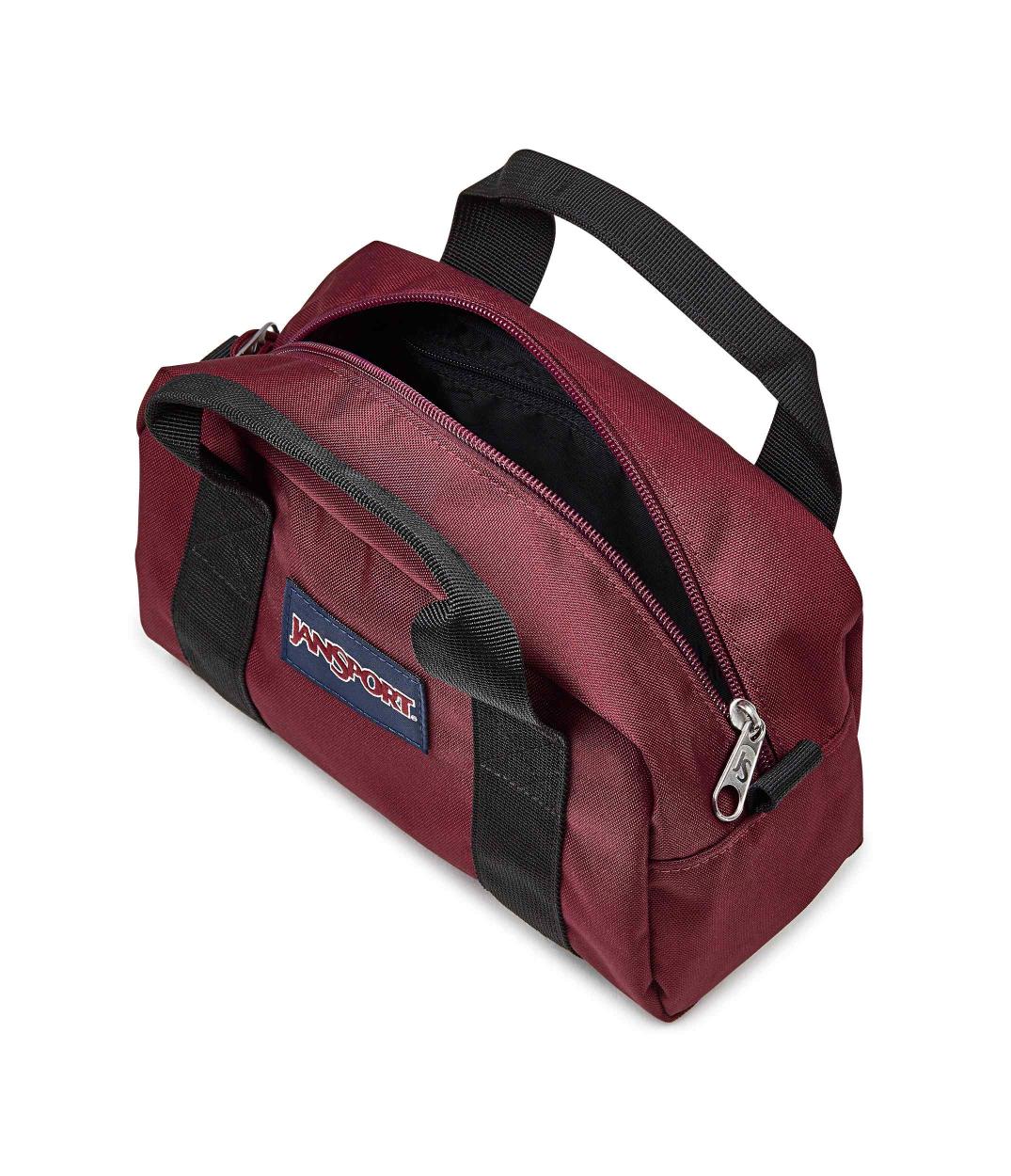 jansport-weekender-mini-duffle-reisetasche-cherry-lacquer-klein image 3