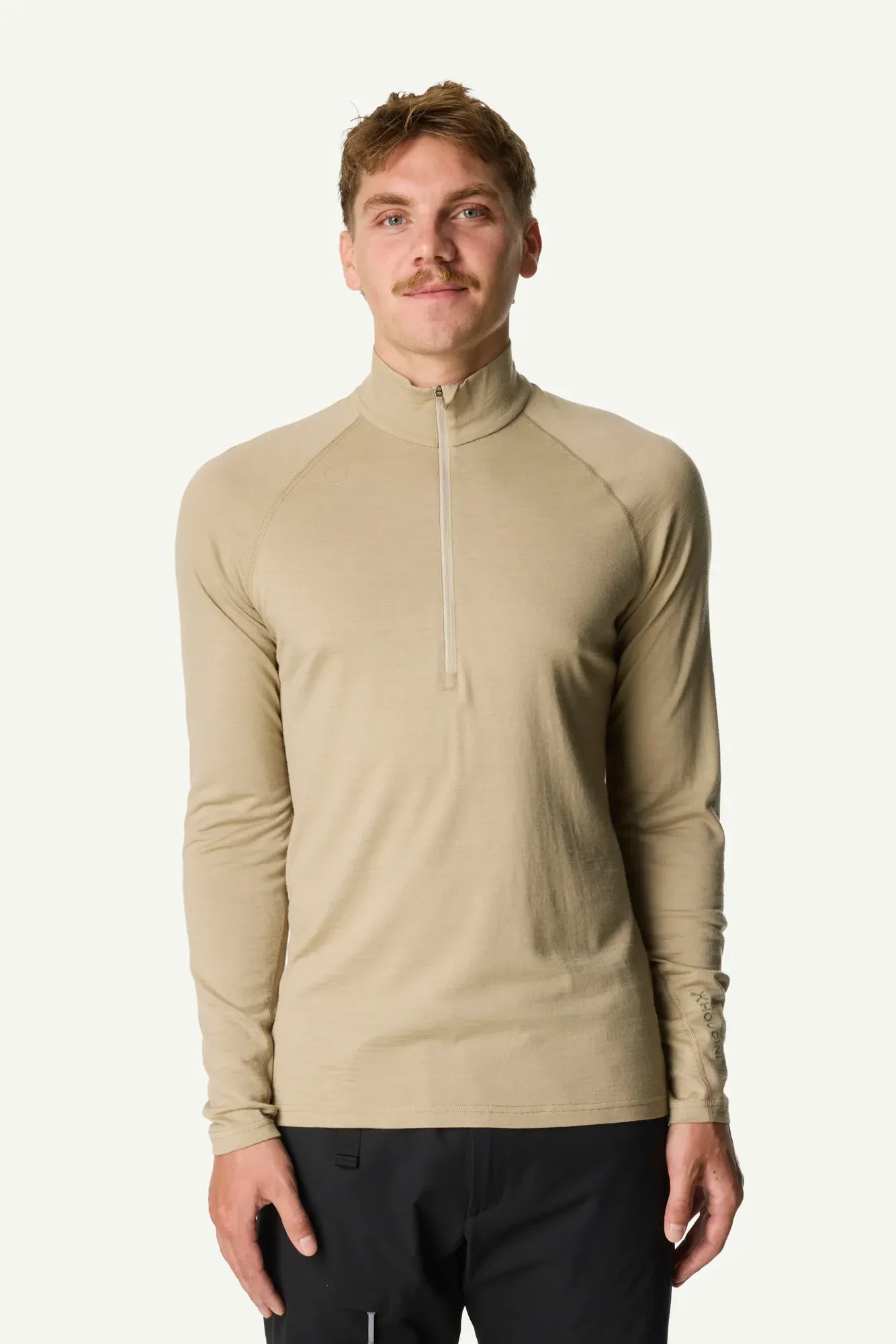 houdini-puremerino-half-zip-herren-merinoshirt-true-black image 3