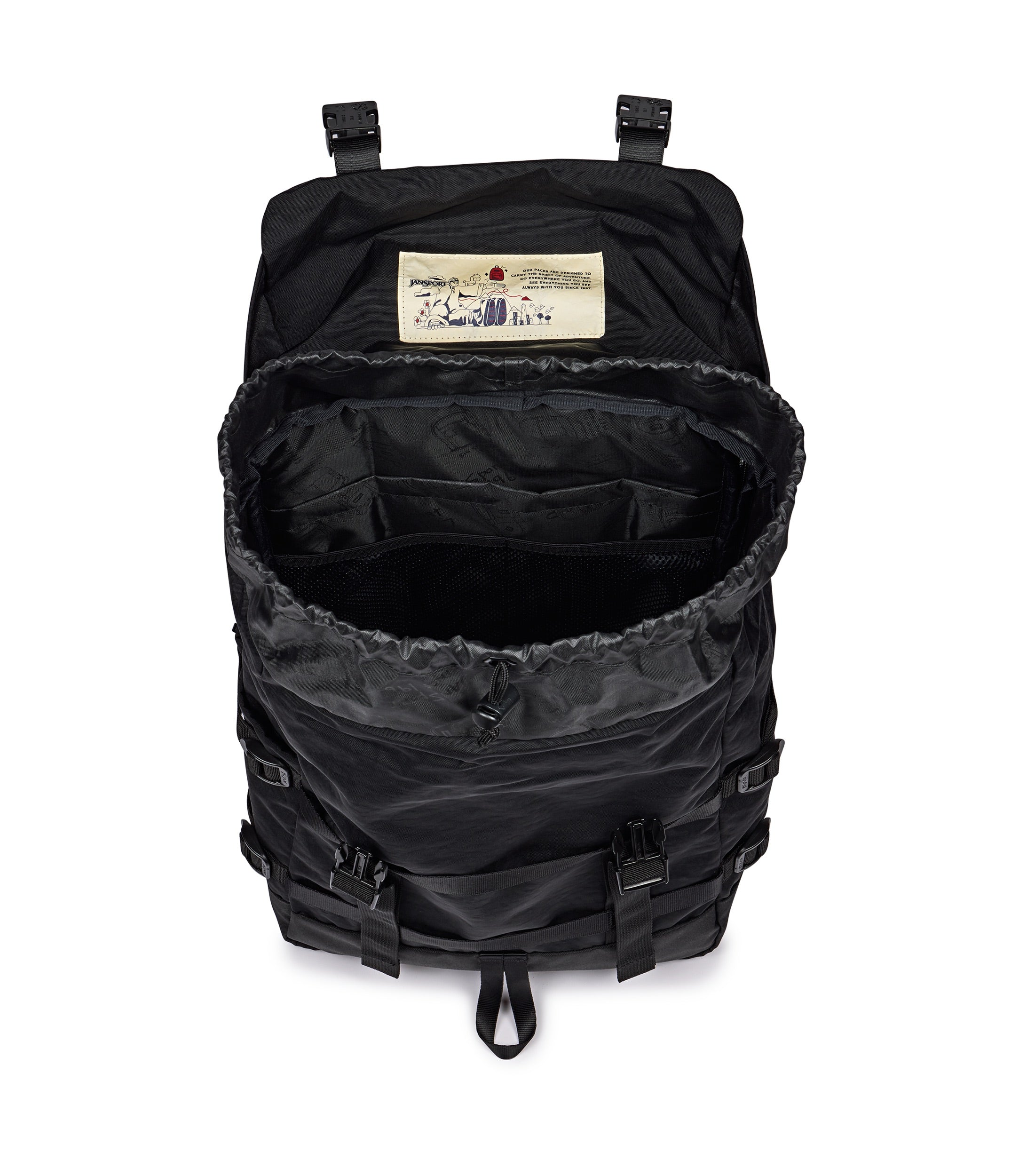 jansport-skip-pack-rucksack-schwarz-mit-laptopfach image 3