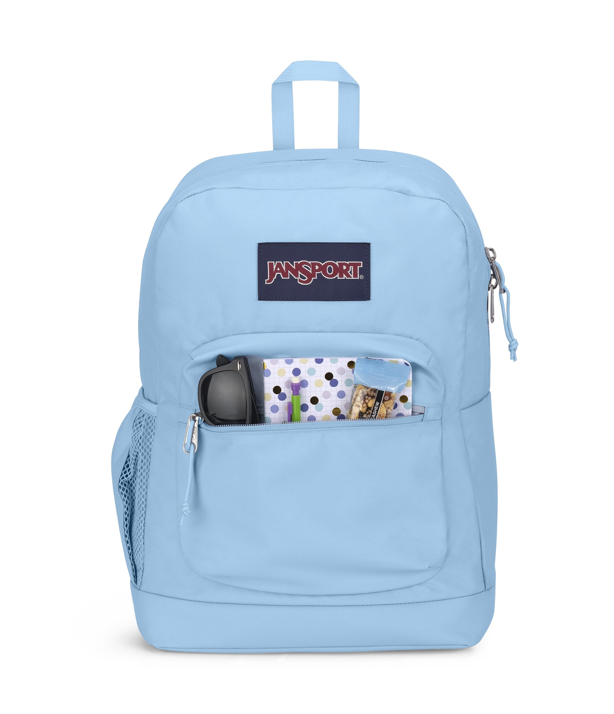 jansport-cross-town-plus-rucksack-blue-dusk-laptop image 6