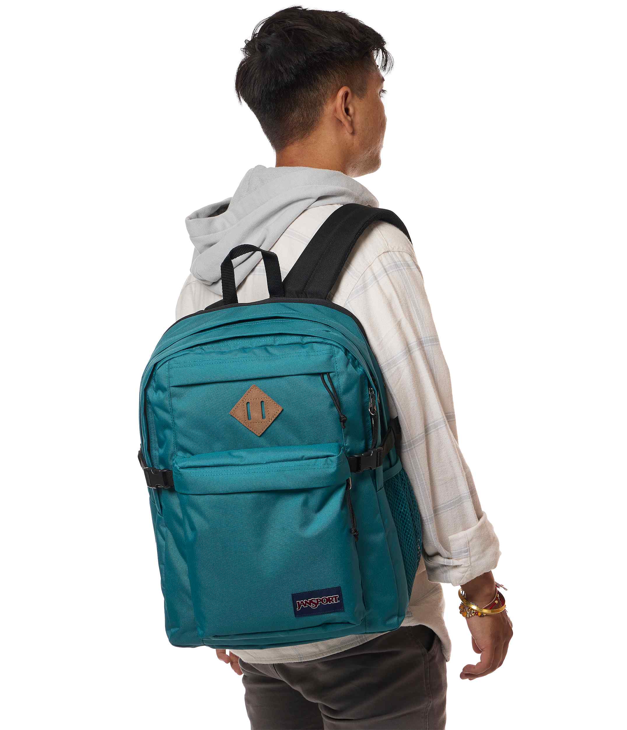 jansport-main-campus-rucksack-emerald-pool-laptop image 3