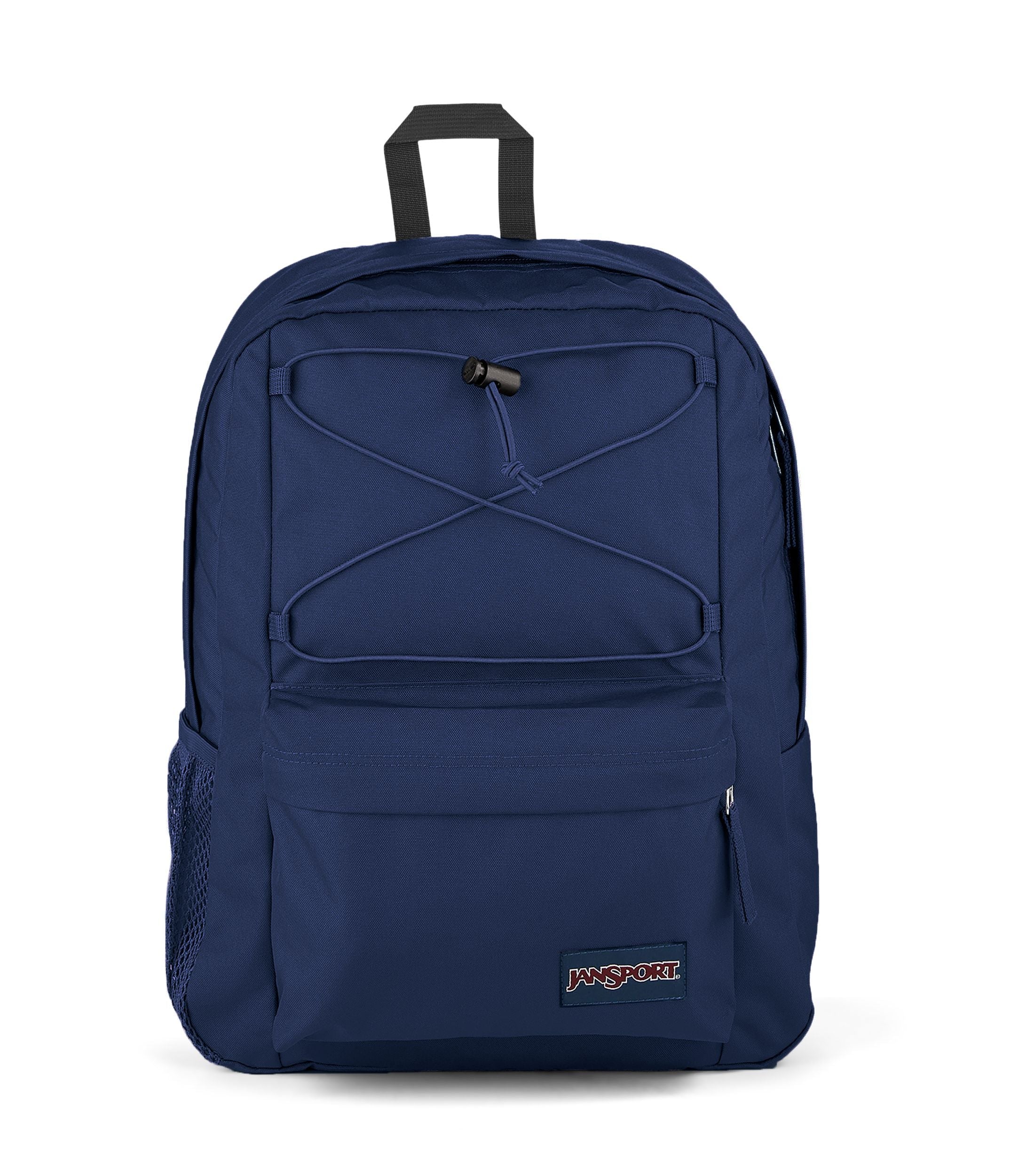jansport-flex-pack-rucksack-navy-mit-gummizug-laptop image 1