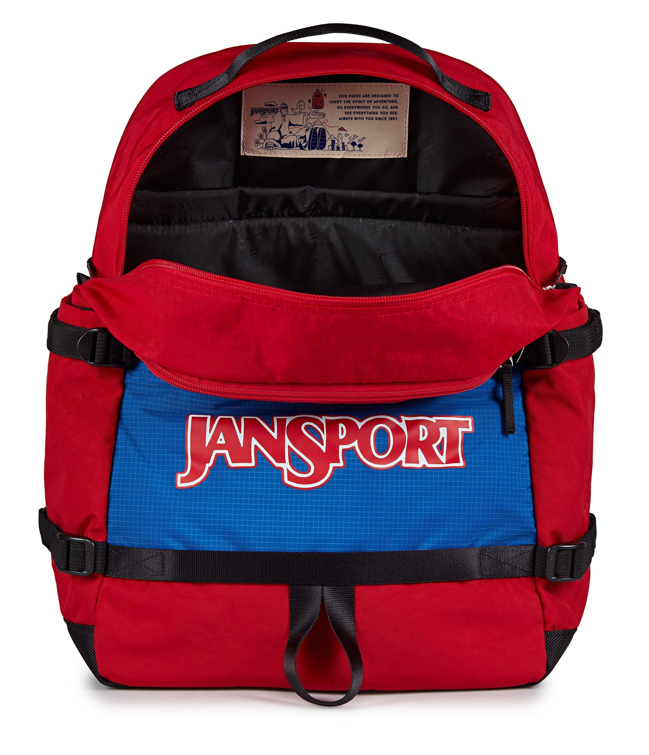 jansport-small-seattle-pack-rucksack-red-tape-laptop image 7