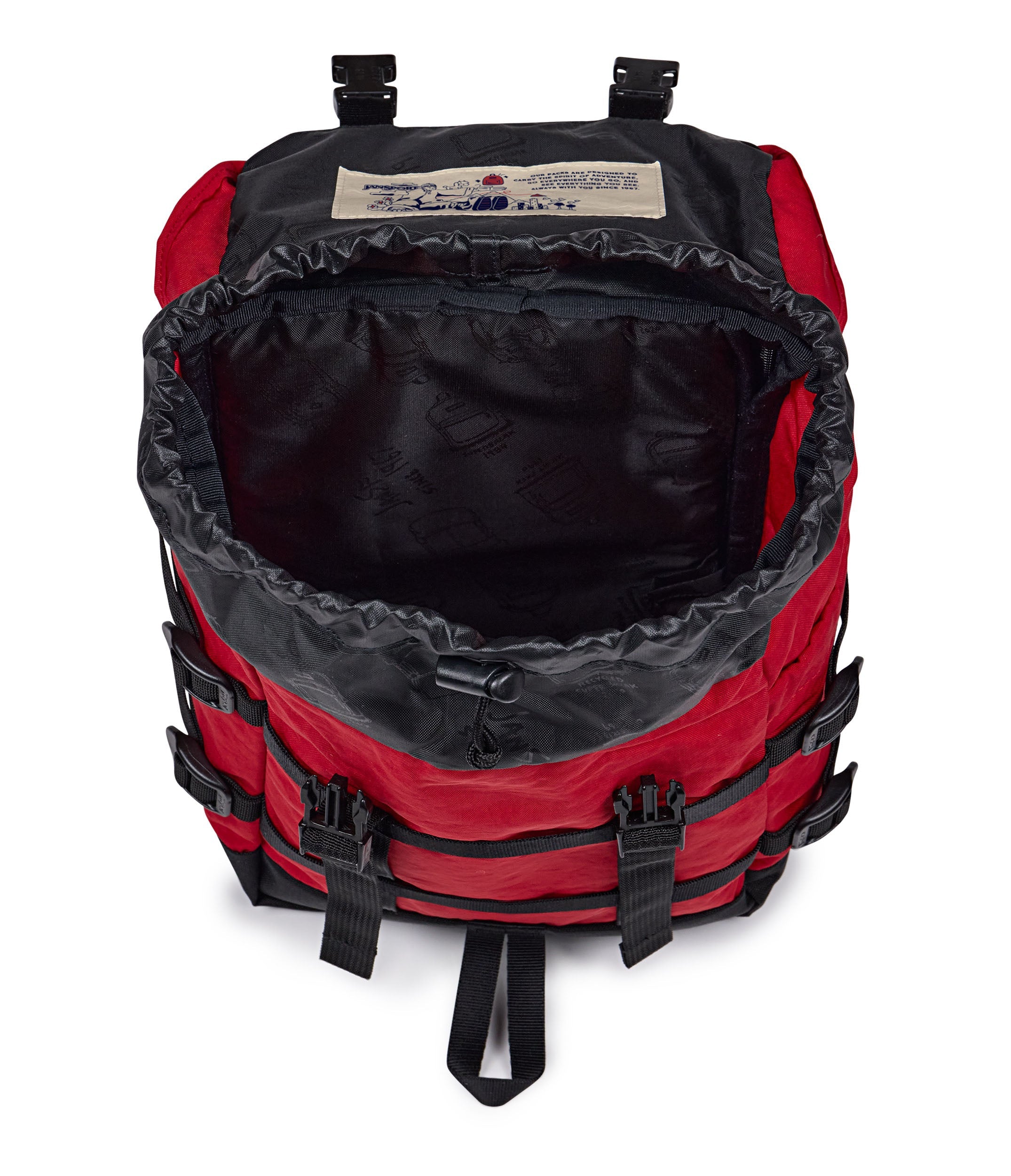 jansport-mini-skip-pack-rucksack-red-tape-mit-flaschenfach image 4
