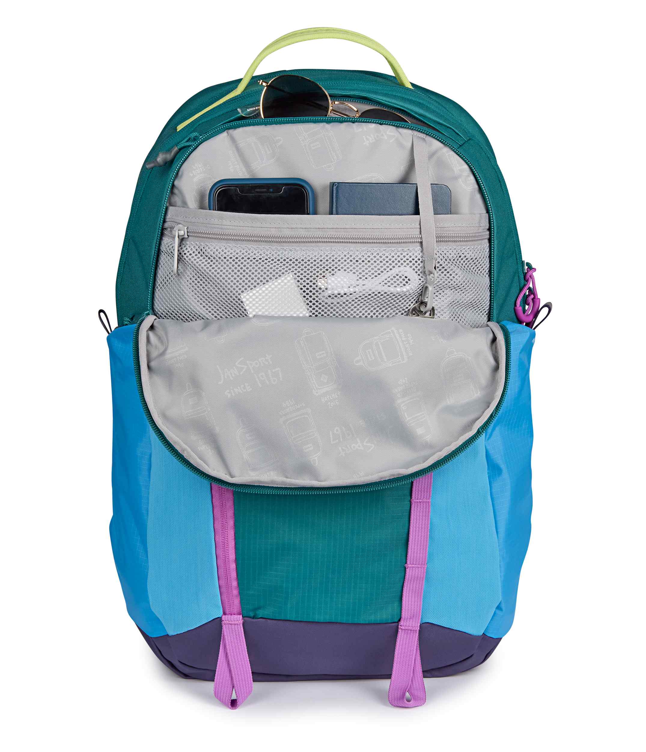 jansport-all-around-pack-small-rucksack-28l-emerald-pool image 7