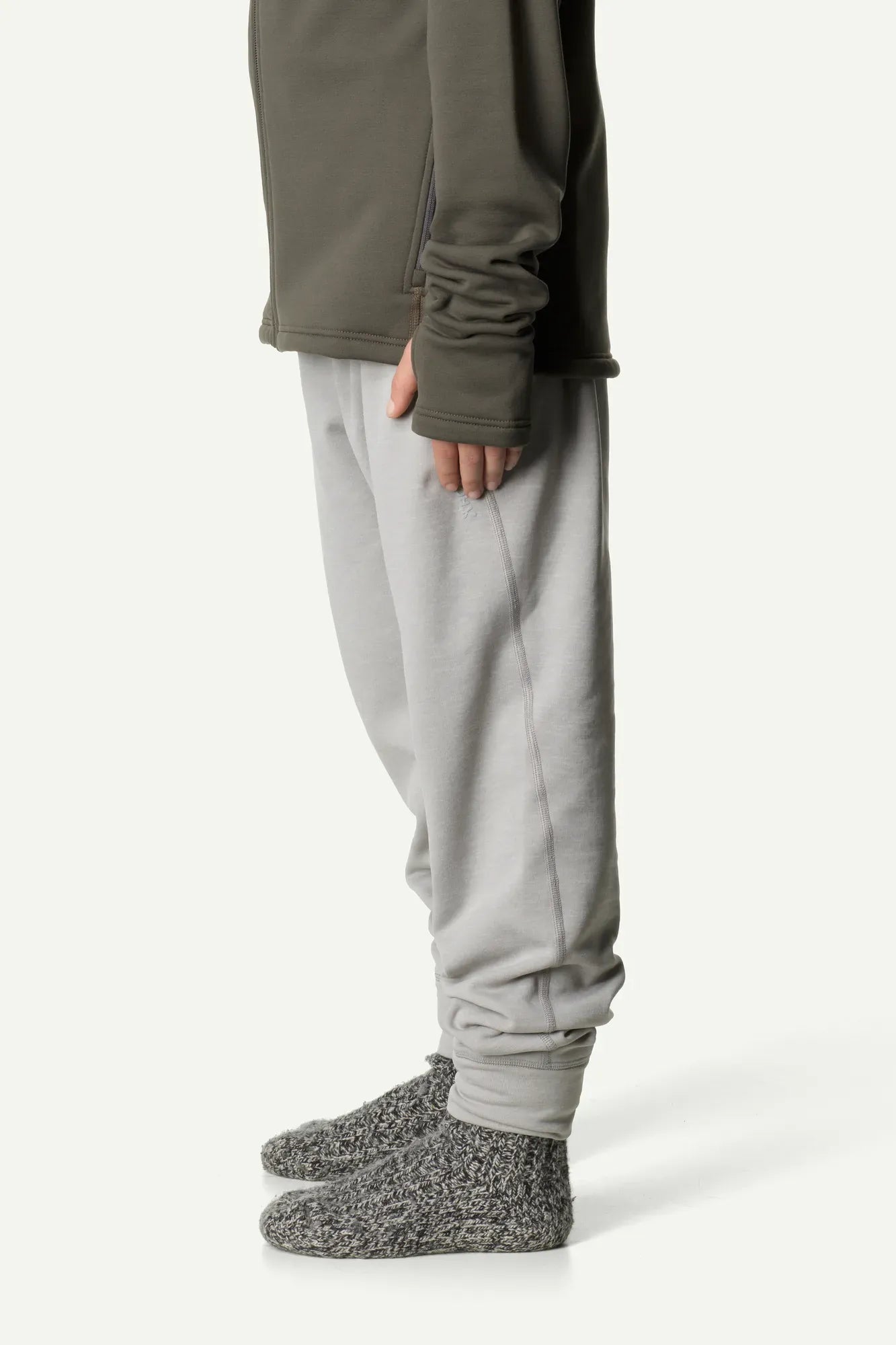 houdini-outright-jr-s-outright-pants-kinder-fleecehose-rock-black image 5