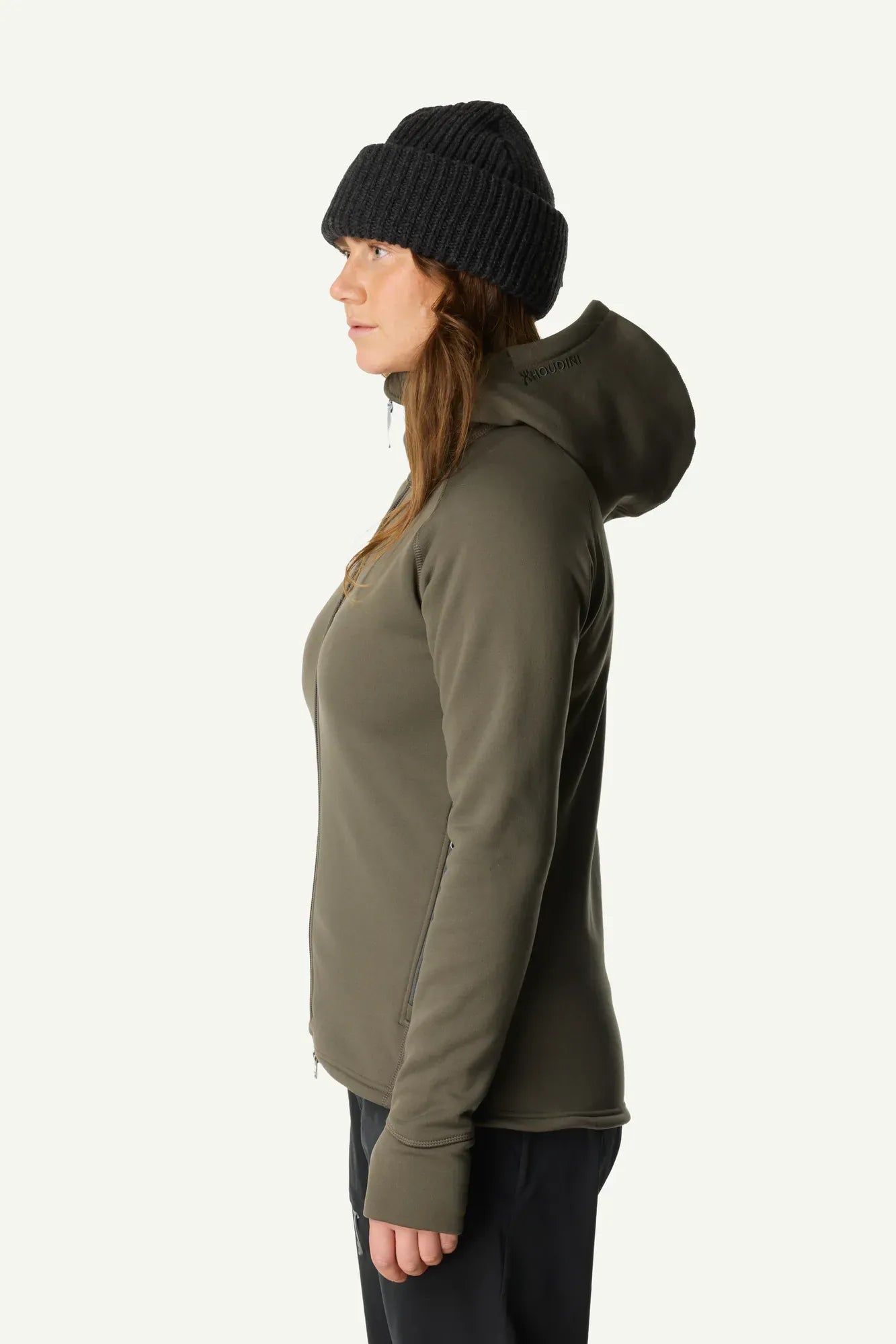 houdini-power-houdi-fleecejacke-damen-true-black-warm image 4