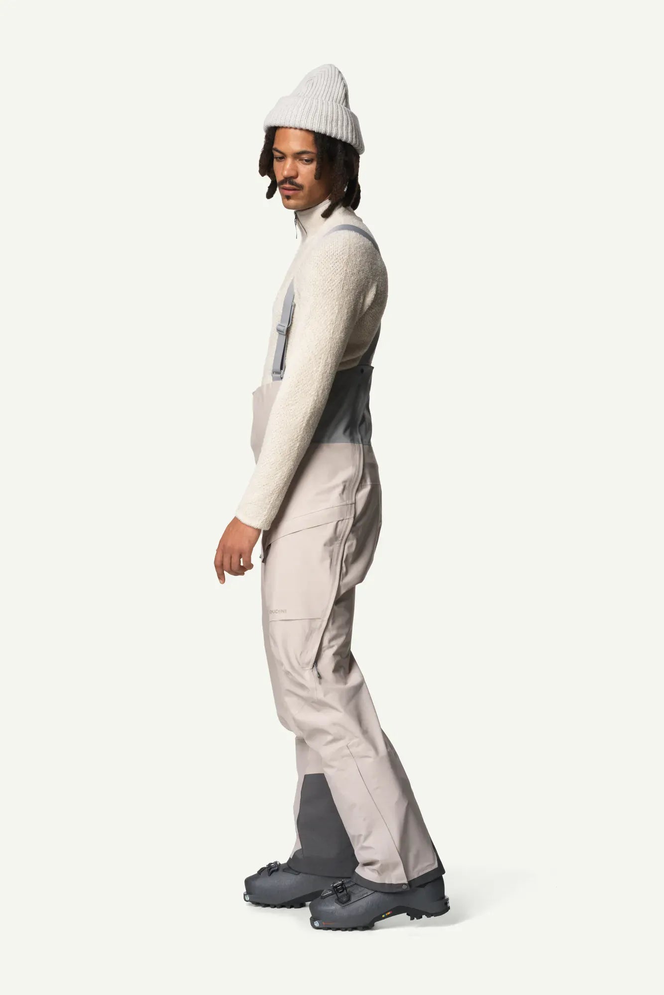 houdini-rollercoaster-bib-pants-herren-sandstorm-shell image 2