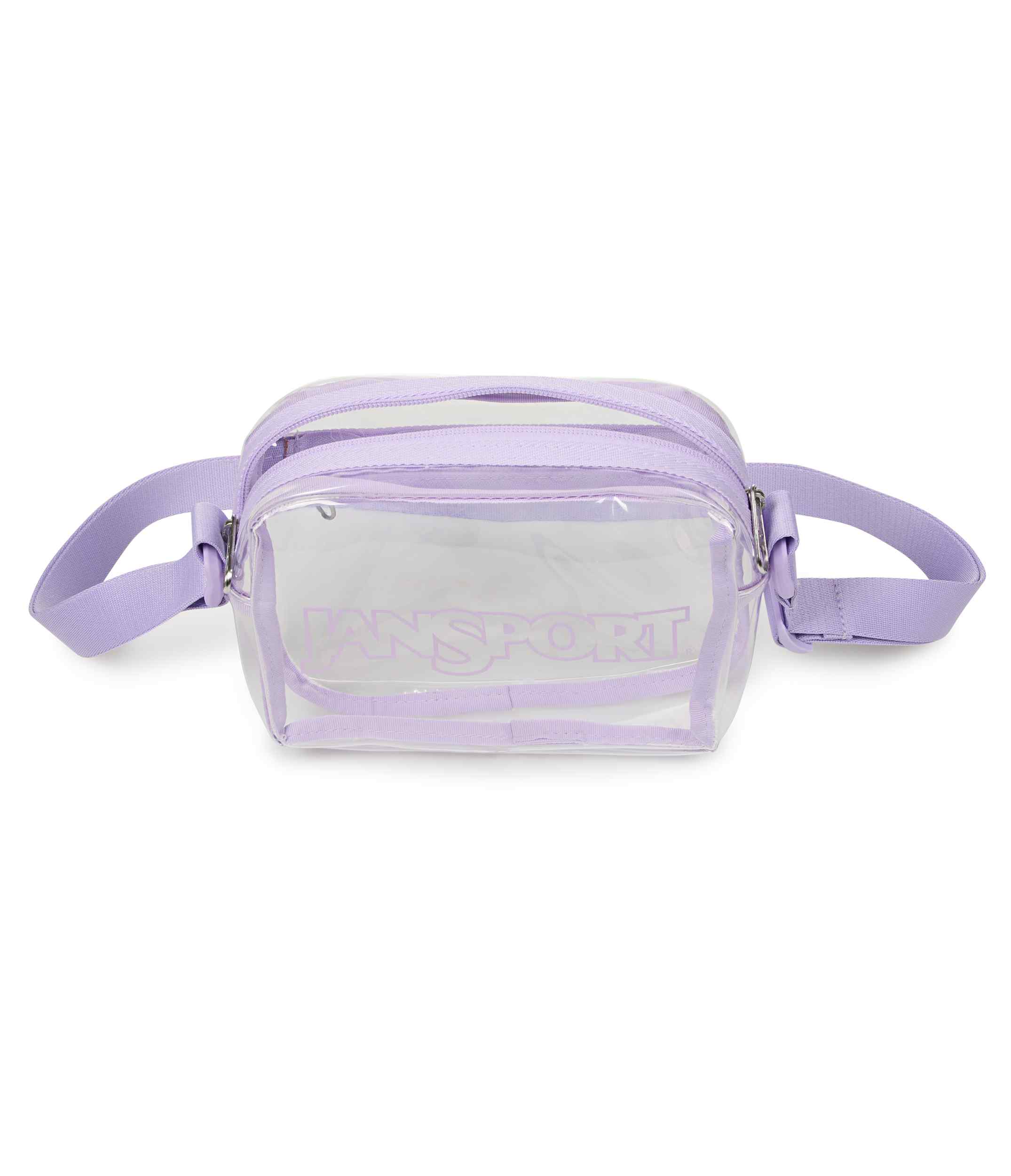 jansport-clear-crossbody-umh-ngetasche-pastel-lilac image 4