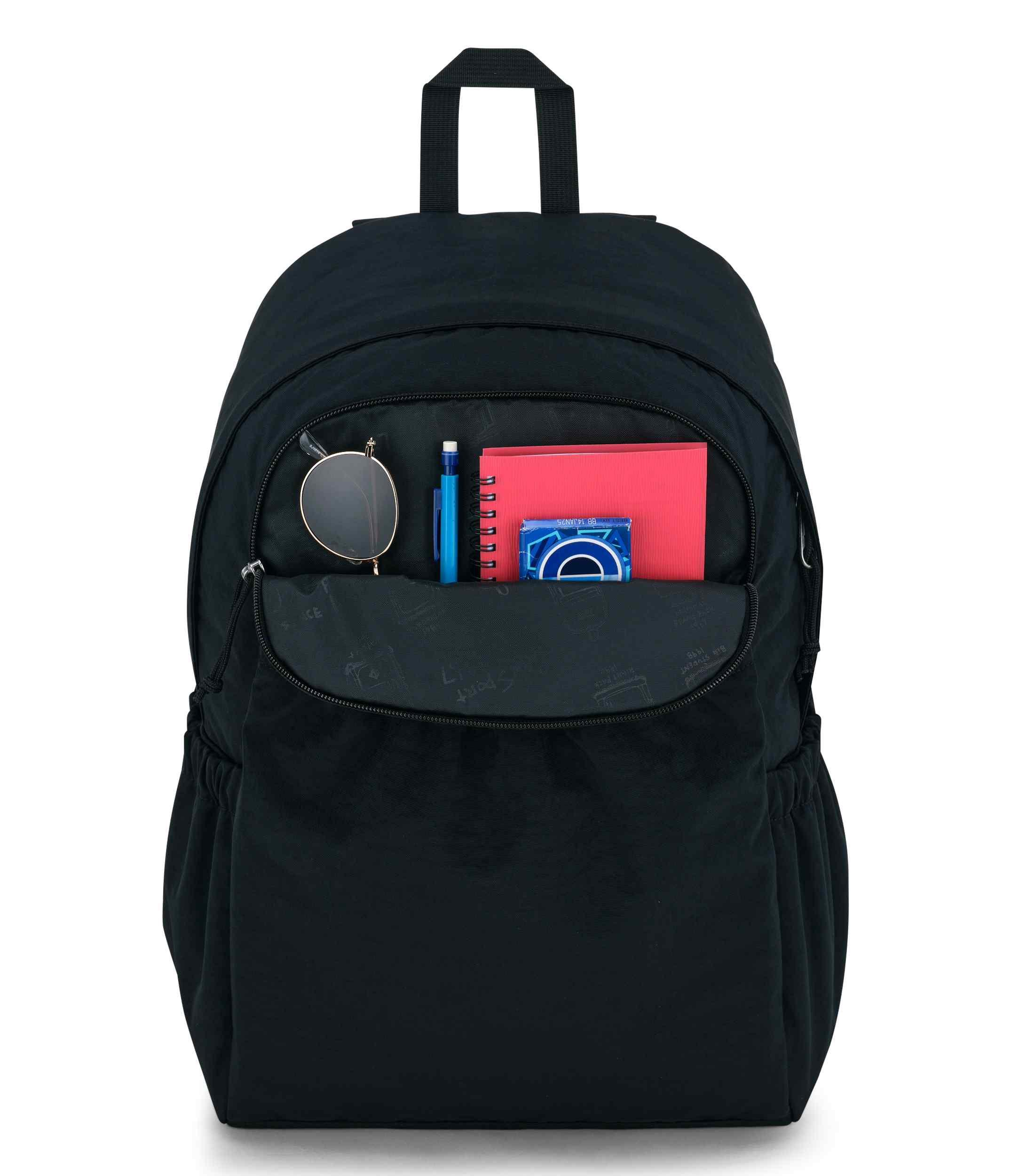 jansport-slouch-pack-rucksack-schwarz-laptop image 7