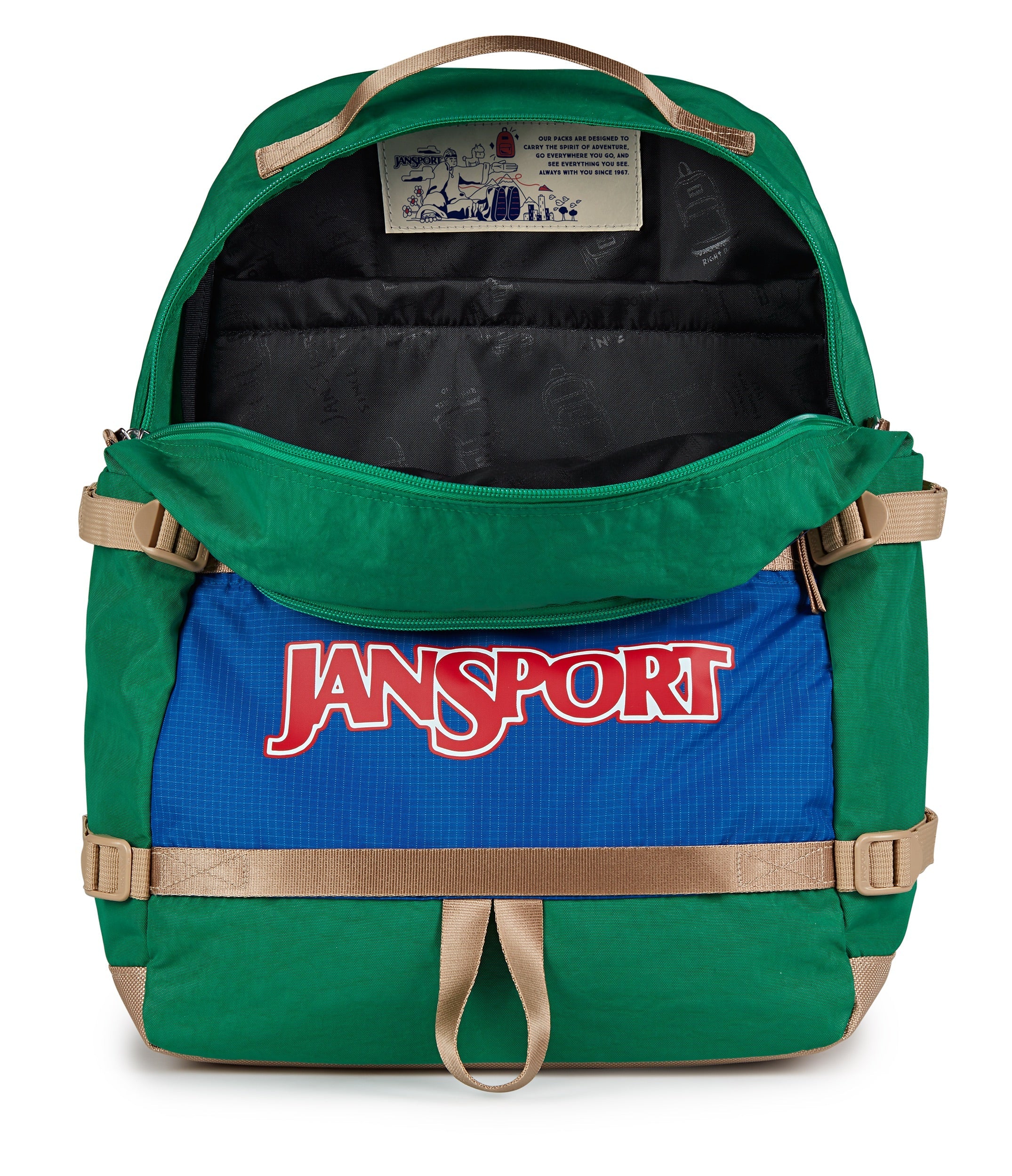 jansport-small-seattle-pack-rucksack-jelly-kelly-retro image 7