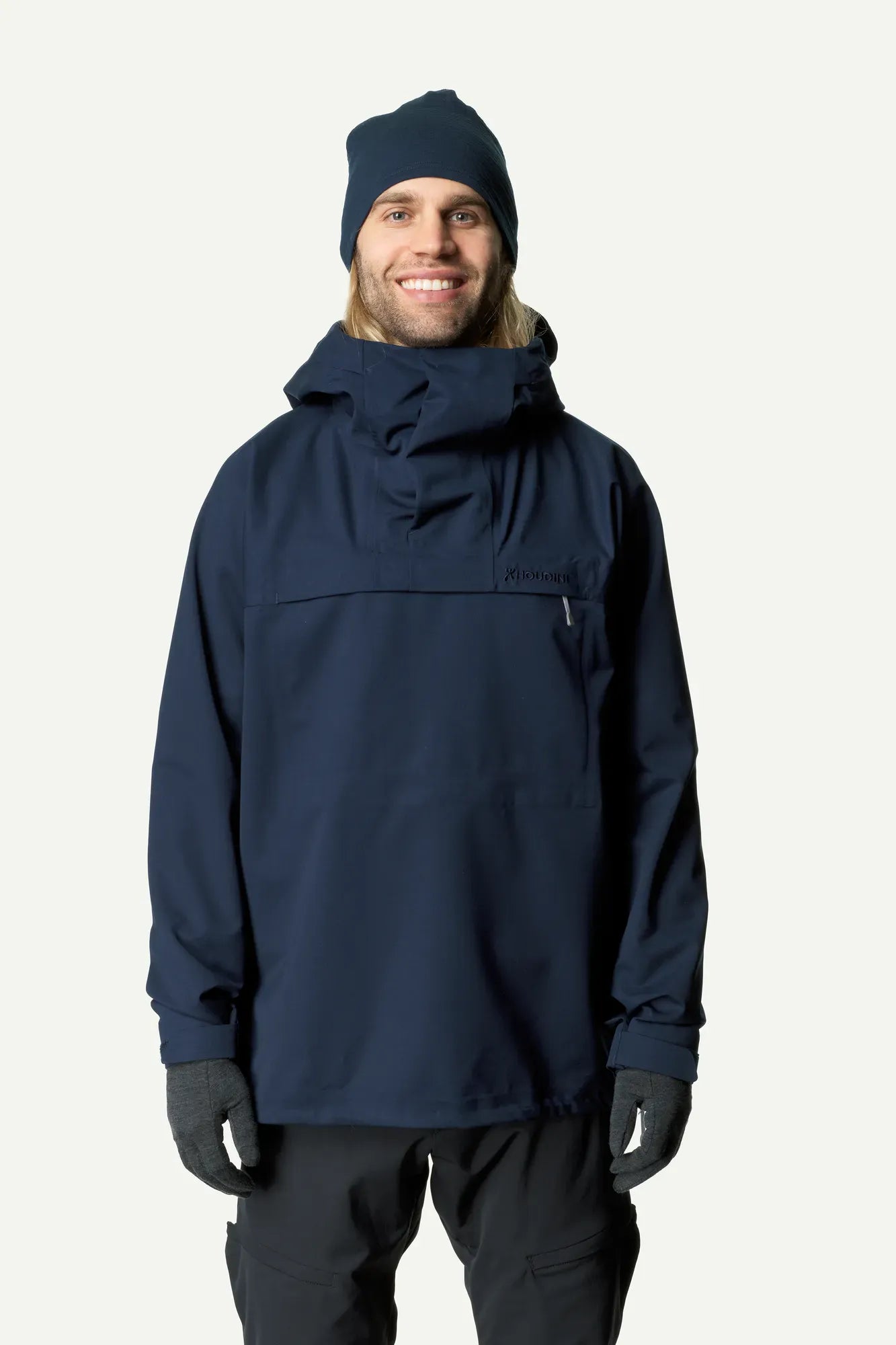 houdini-lana-m-s-lana-anorak-herren-jacke-deep-sea-blue-merinowolle image 1
