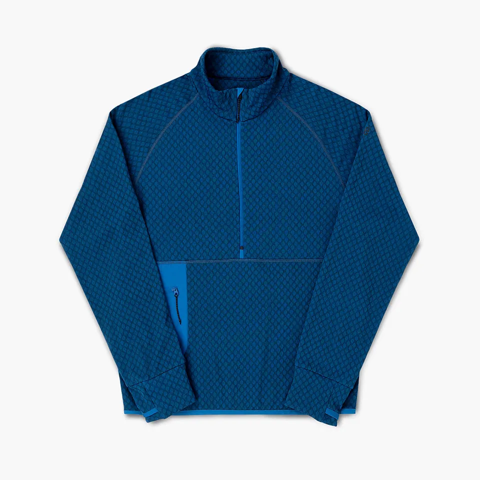 ciele-vlvhalfzip-laufpullover-herren-azure-fleece image 1