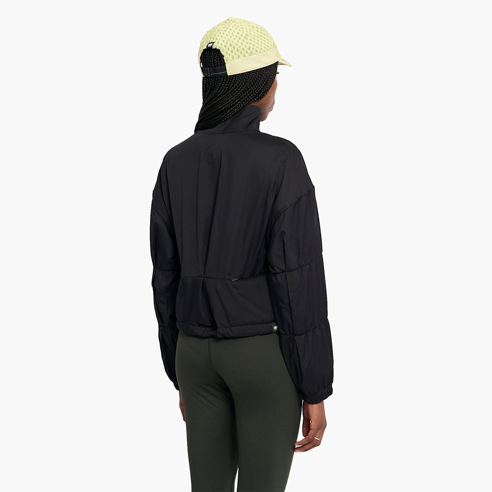 ciele-vslhalfzip-laufjacke-damen-schwarz-winddicht image 3