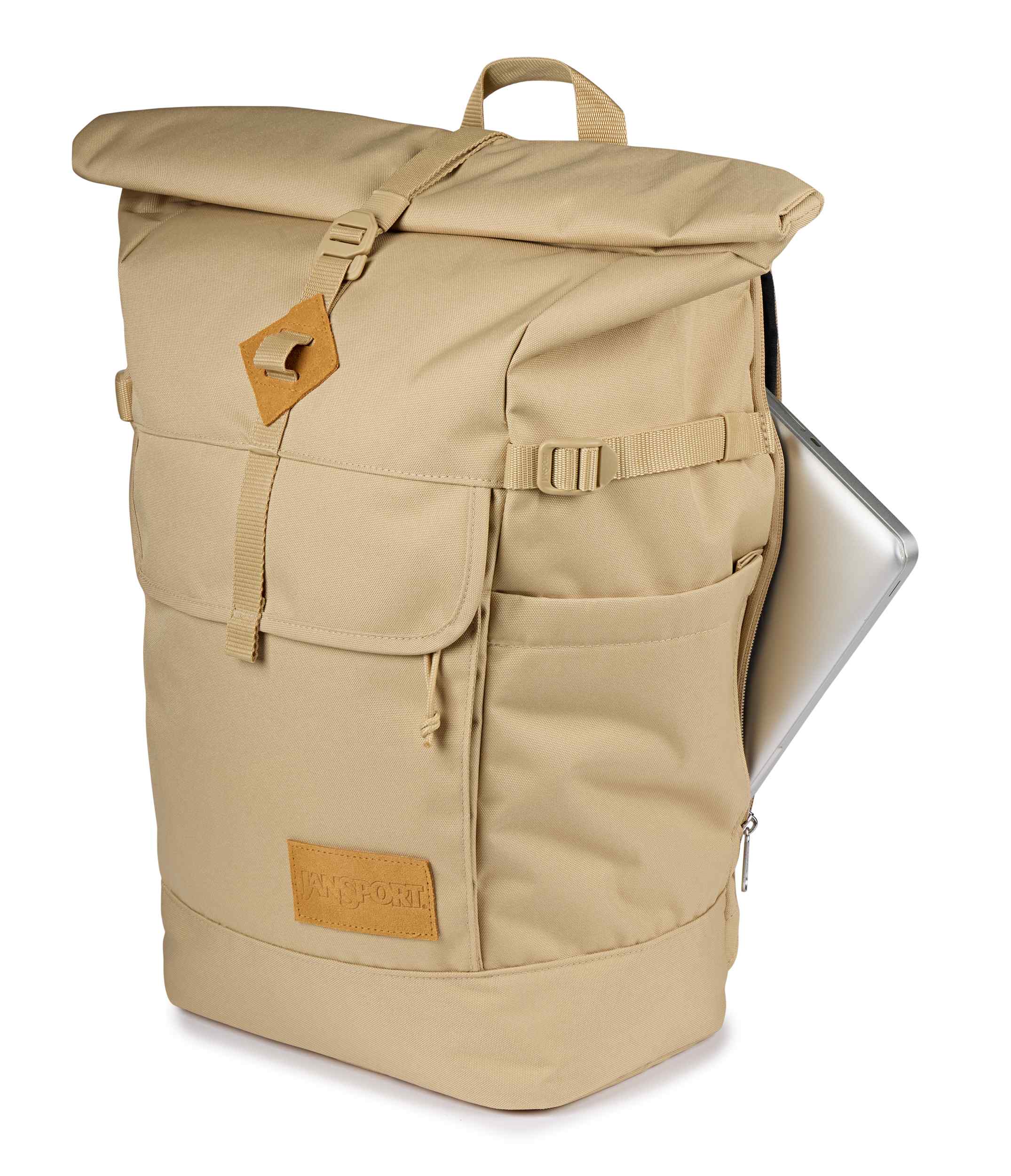 jansport-hatchet-rolltop-rucksack-travertine-mit-laptopfach image 5