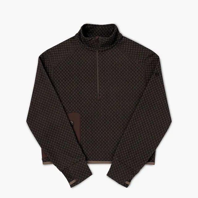 ciele-w-vlvhalfzip-oak-laufpullover-damen-braun-fleece image 1