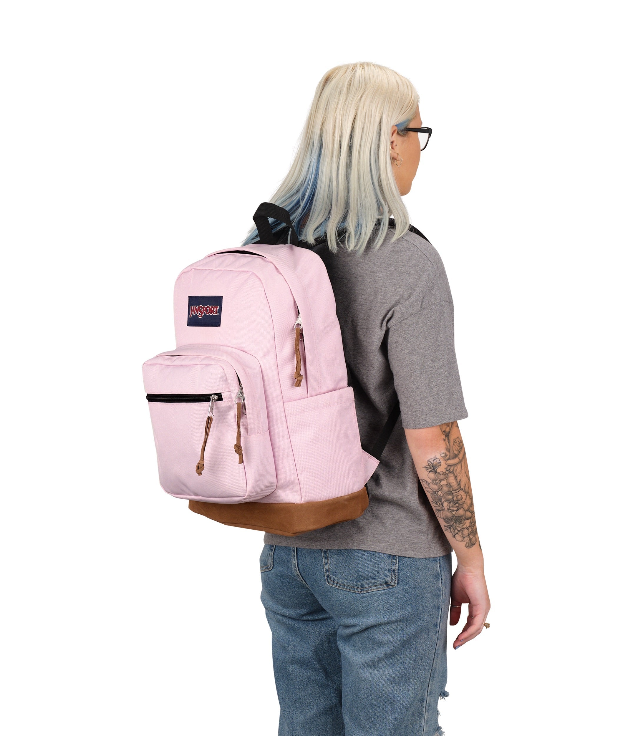 jansport-right-pack-rucksack-pink-ice-laptopfach-600d image 7