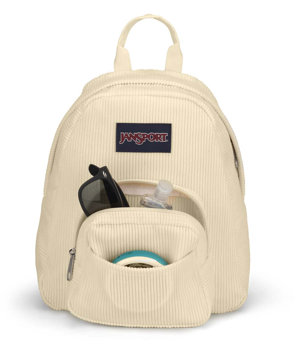 jansport-half-pint-fx-mini-rucksack-coconut-corduroy image 3