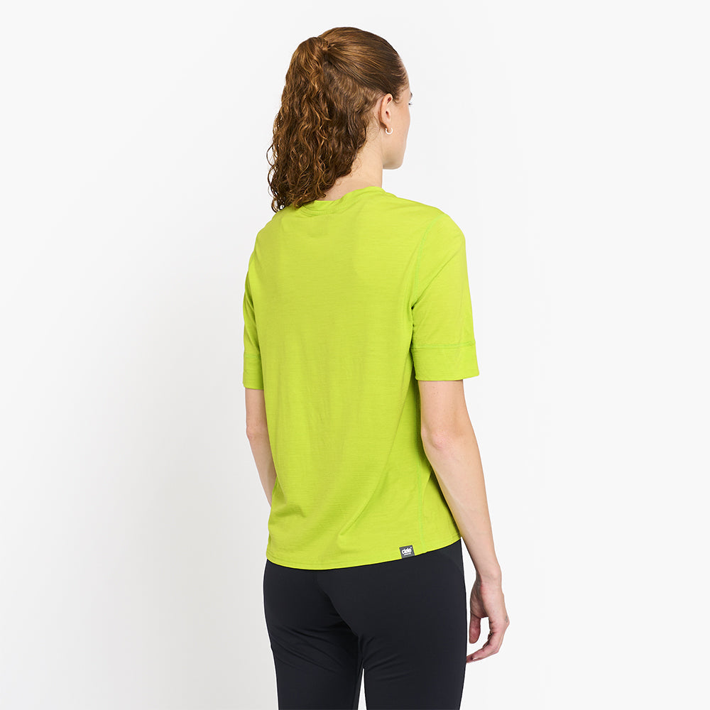 ciele-w-hlstshirt-t-shirt-damen-lime-green-merino image 3