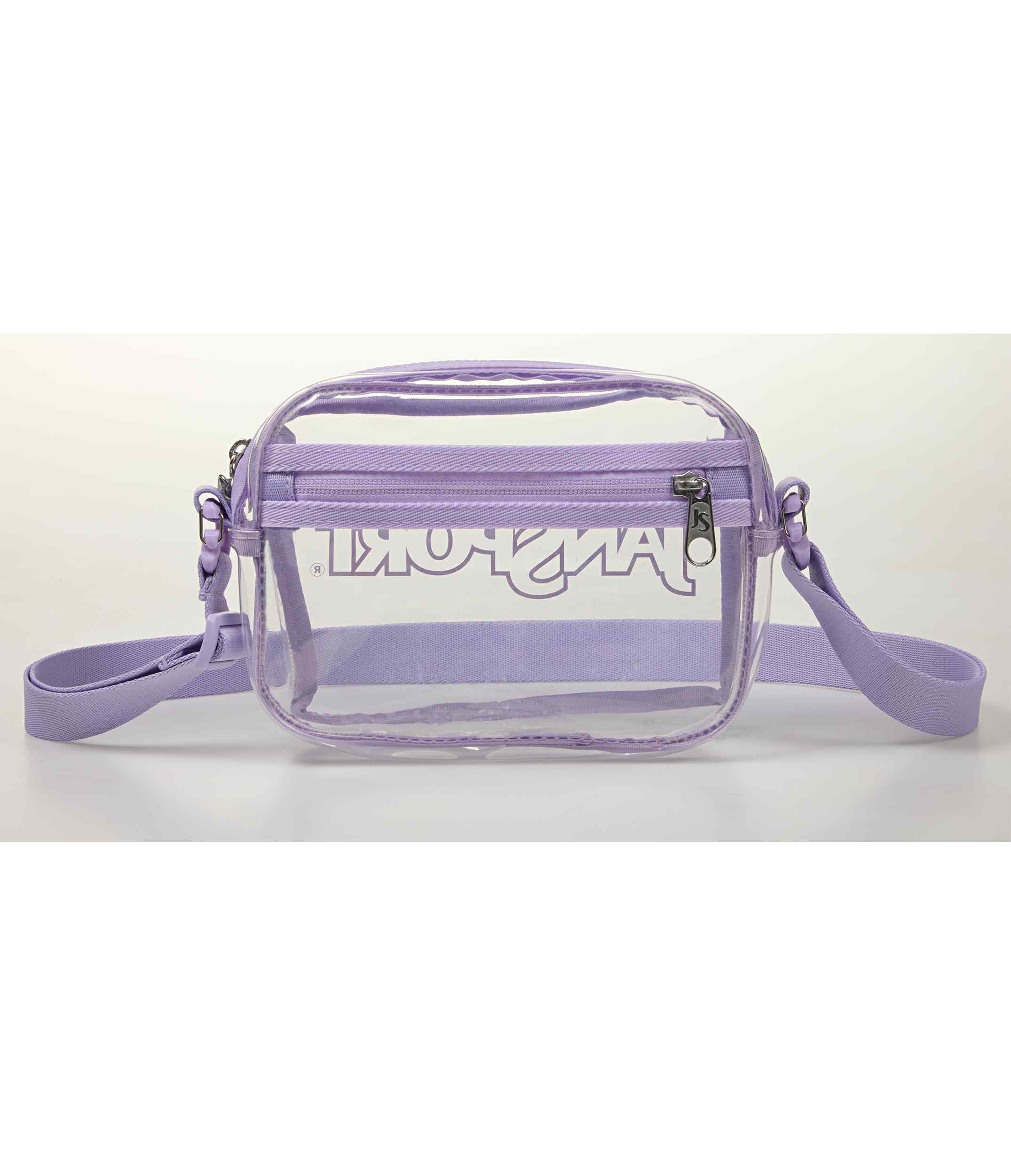 jansport-clear-crossbody-umh-ngetasche-pastel-lilac image 3