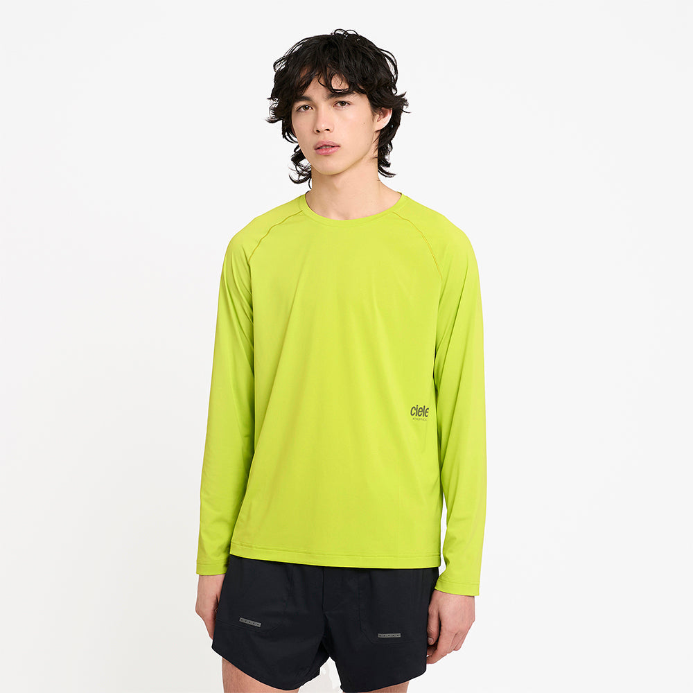 ciele-m-dlylongsleeve-lime-green-laufshirt-langarm image 2