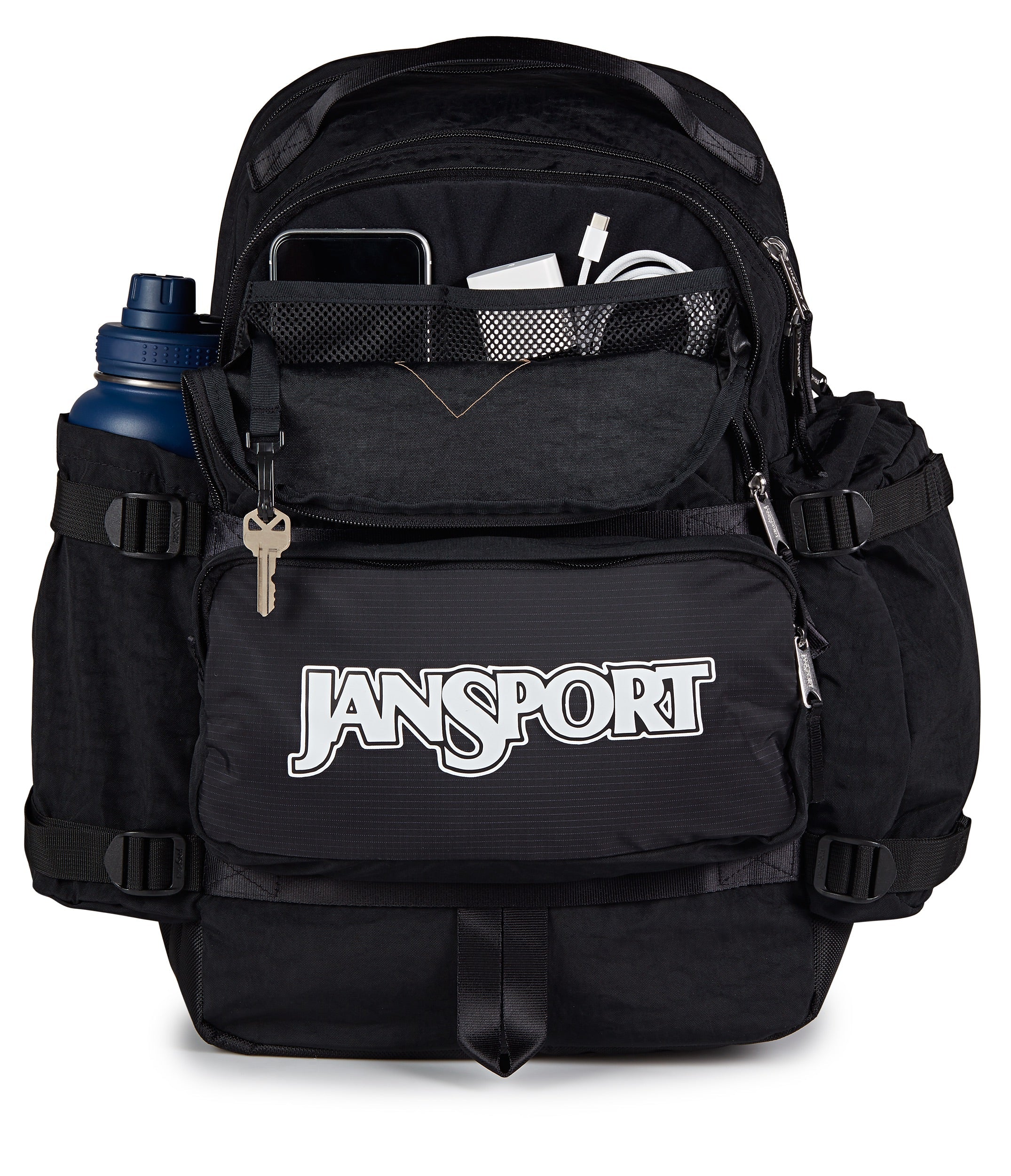 jansport-seattle-pack-rucksack-schwarz-retro-laptopfach image 5