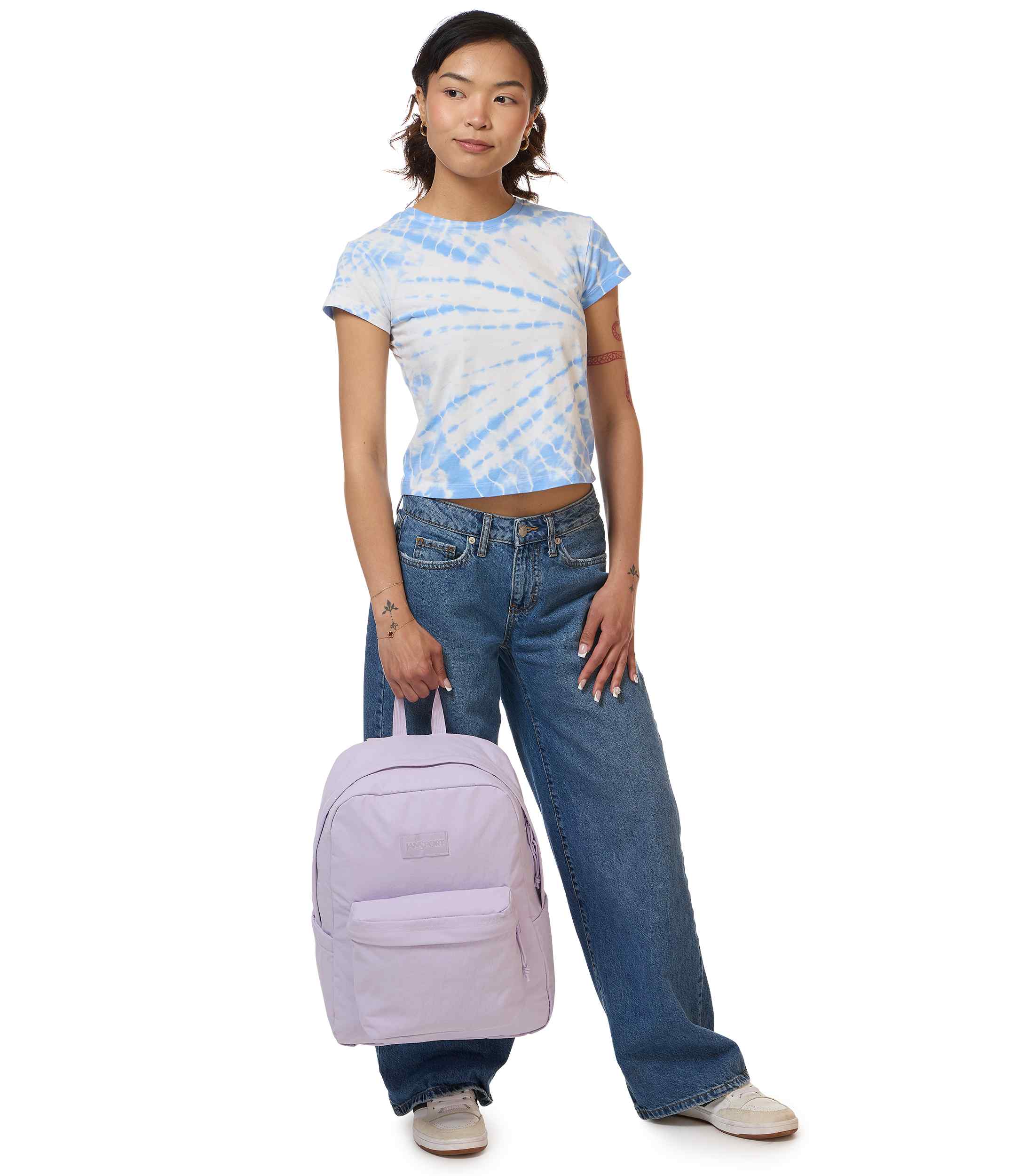 jansport-superbreak-plus-fx-rucksack-pastel-lilac-mit-laptopfach image 8