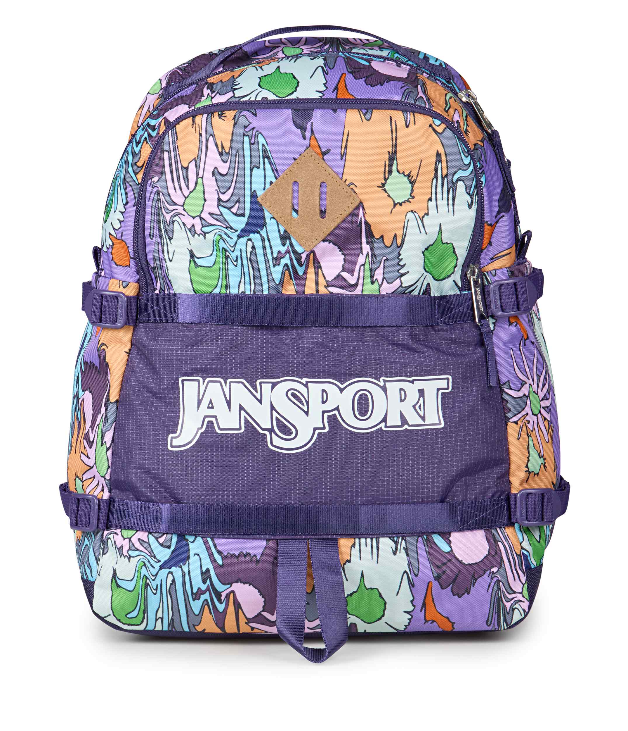 jansport-small-seattle-pack-rucksack-melted-blooms-yellow image 1