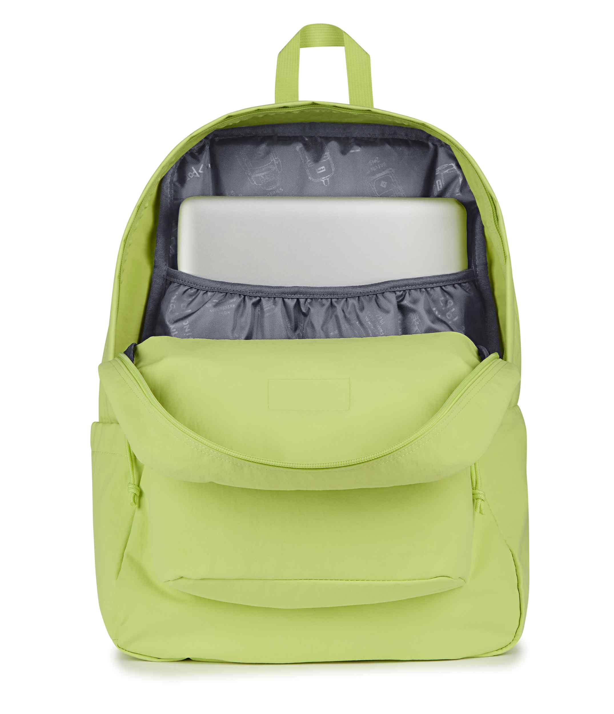 jansport-superbreak-plus-fx-rucksack-lime-citron-laptopfach image 6