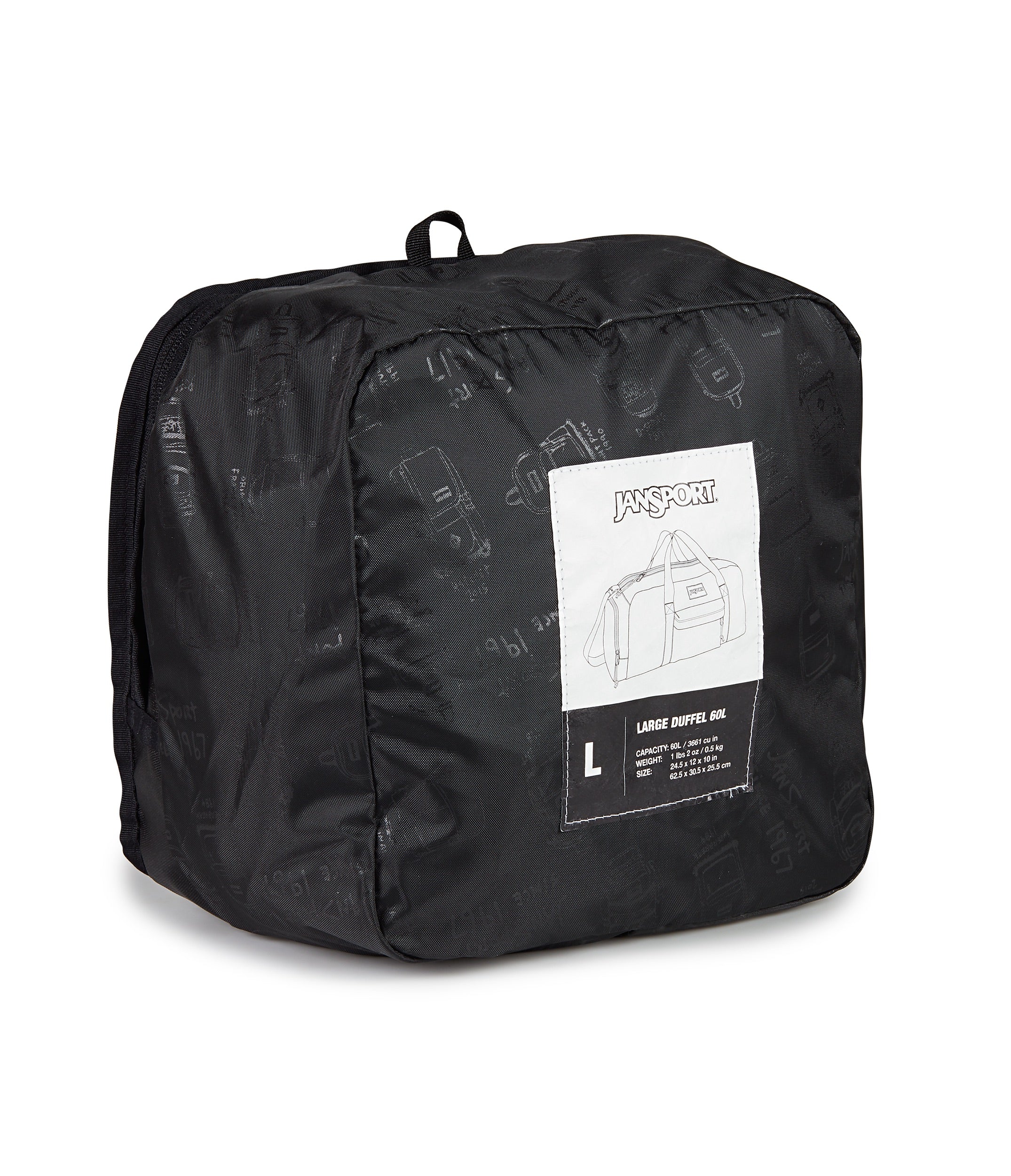 jansport-weekender-large-duffle-reisetasche-schwarz image 6